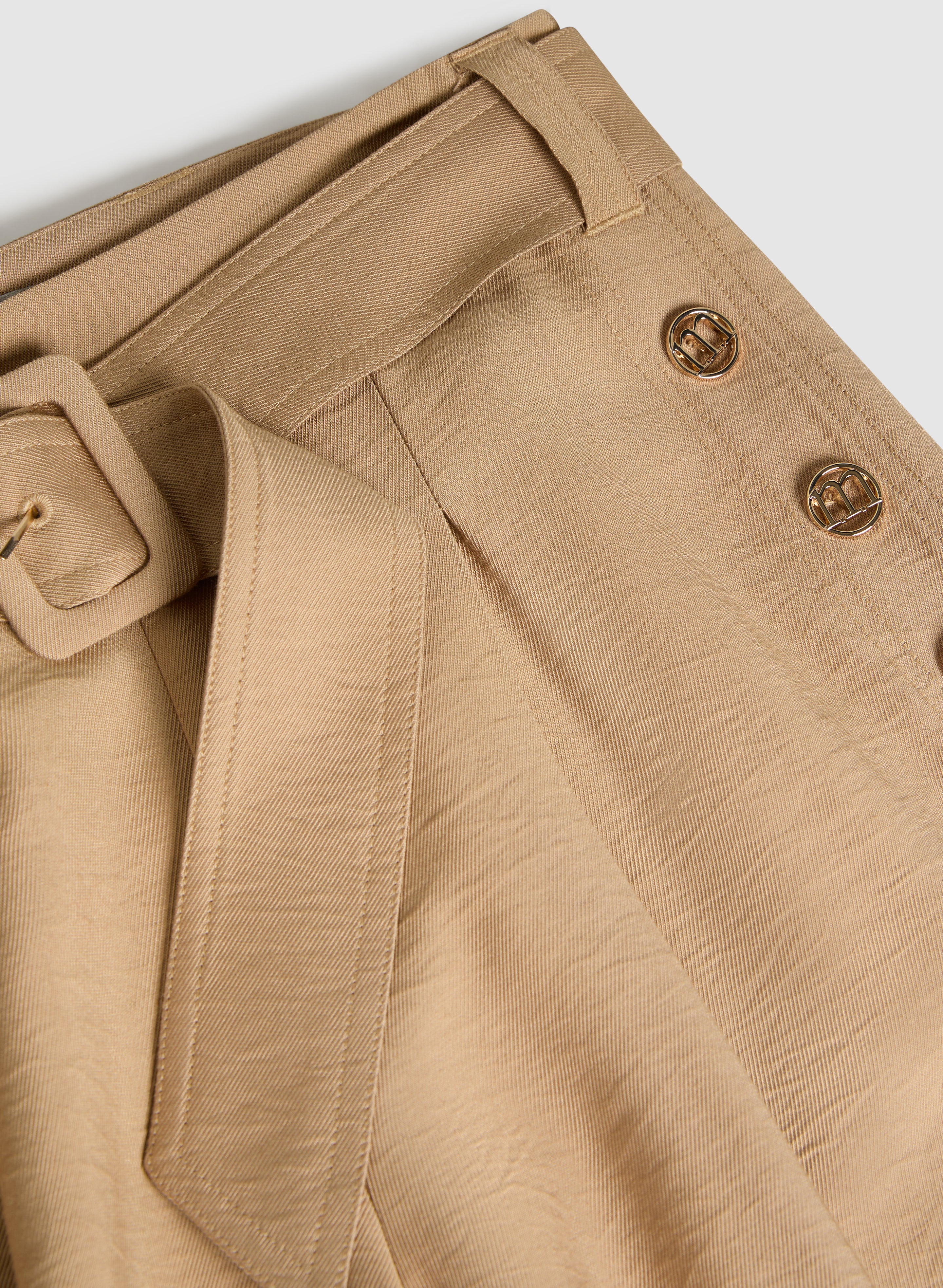 Culotte other Pants Dark Camel Flat Detail
