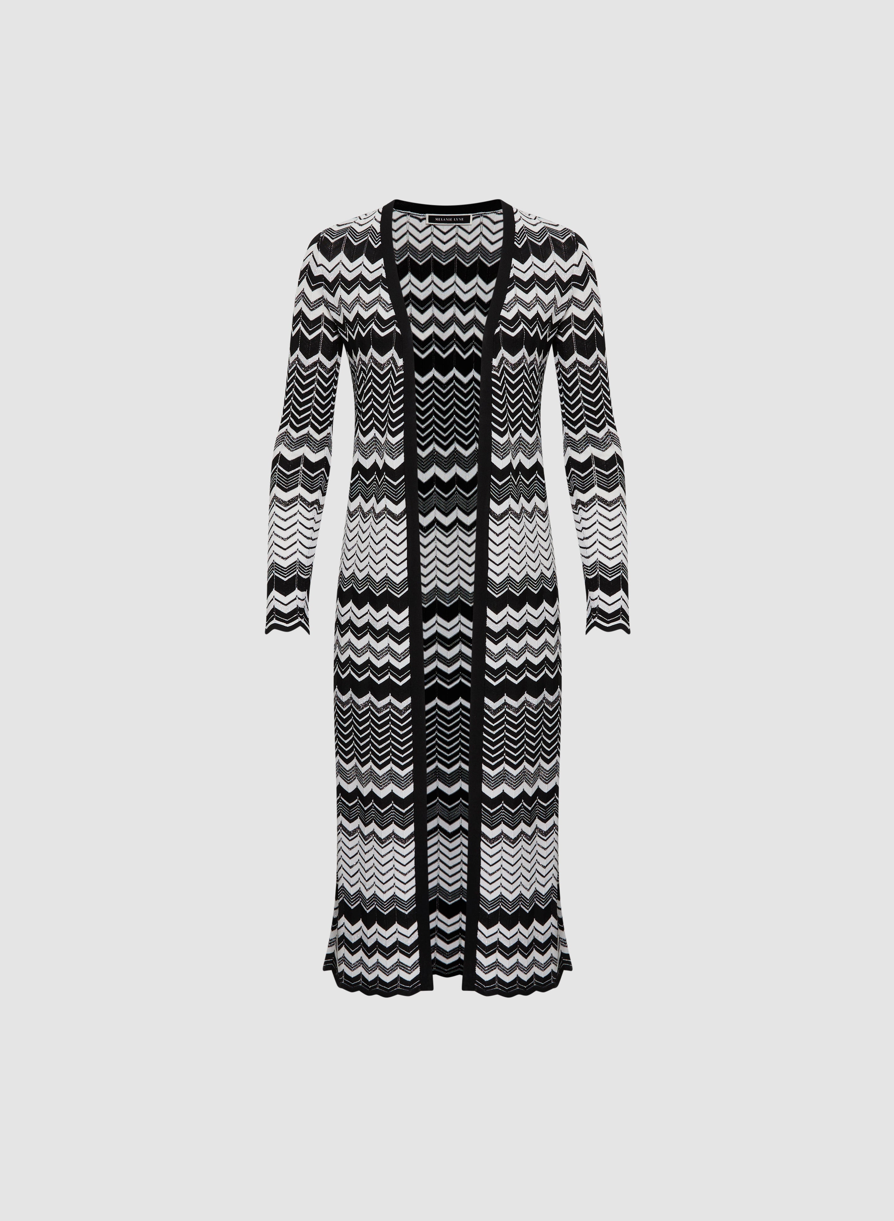 Cardigan other Knitwear White Pattern Flat Main