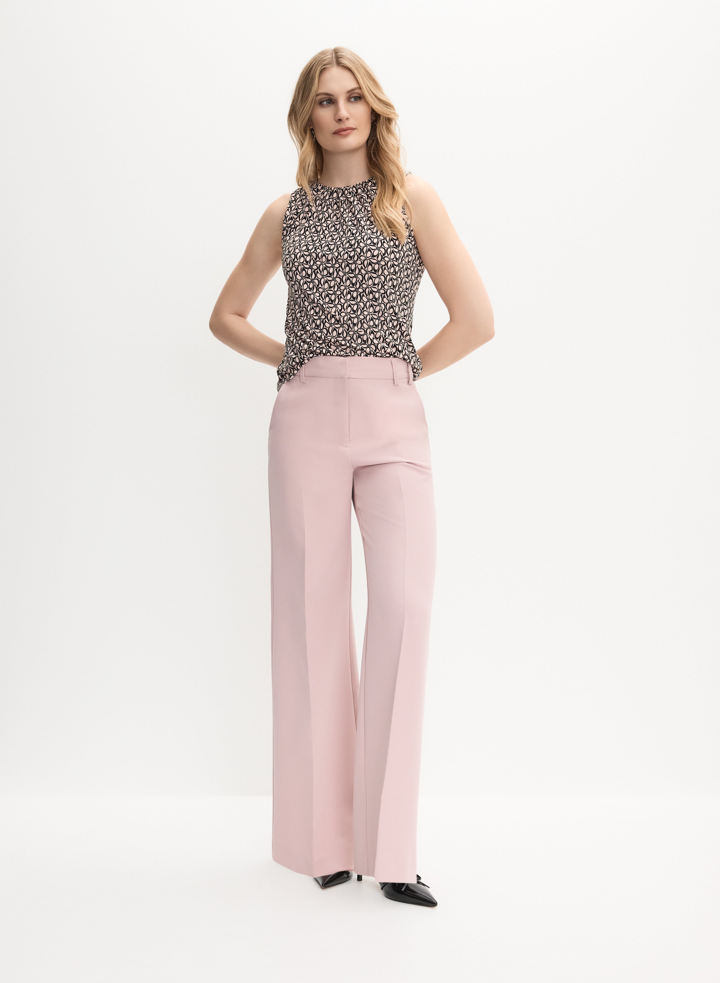 Geometric Butterfly Print Top Multicolour Head to Toe