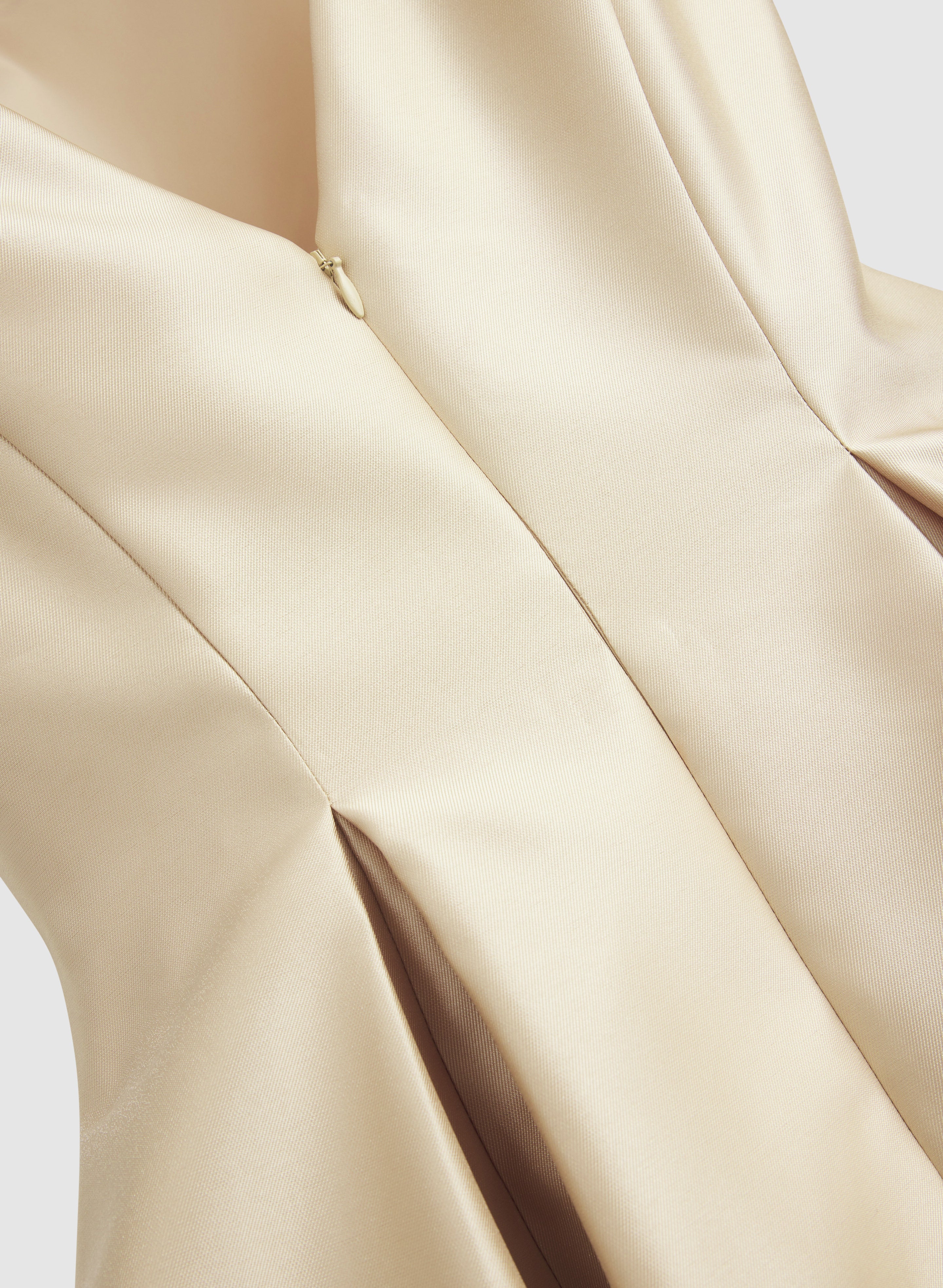 aldina fit and flare dress in champagne Aldina Fit and Flare Dress in Champagne