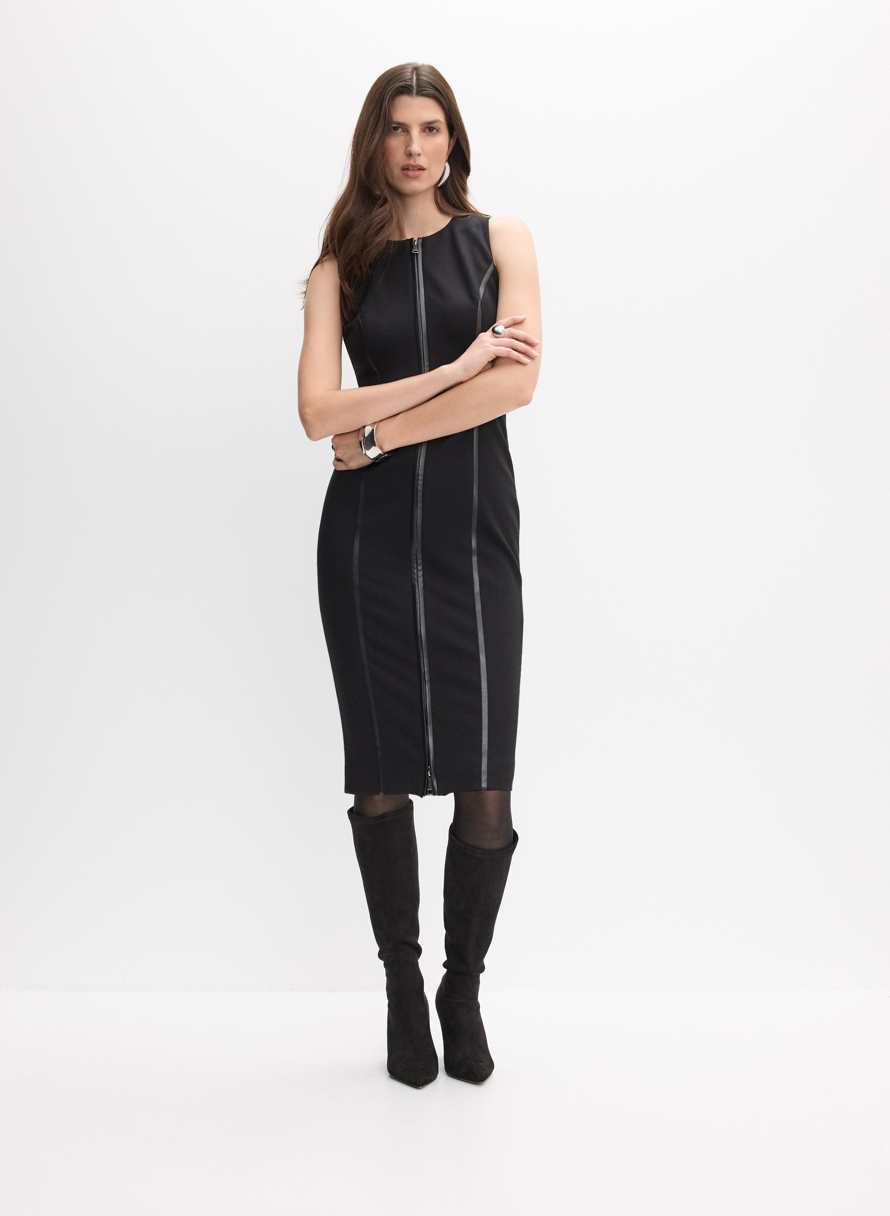 Zip Front Dress