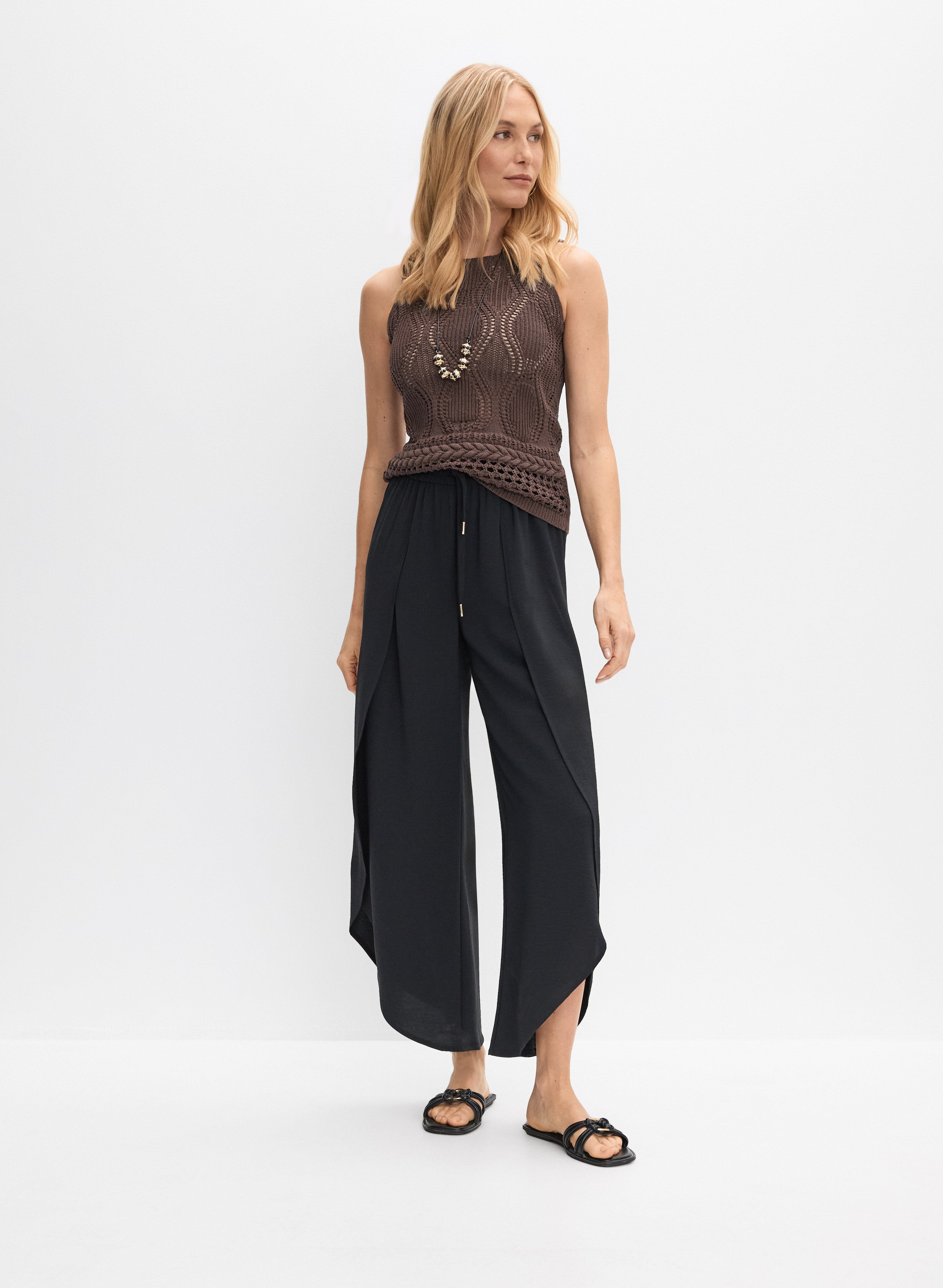 Pull-On Tulip Pants