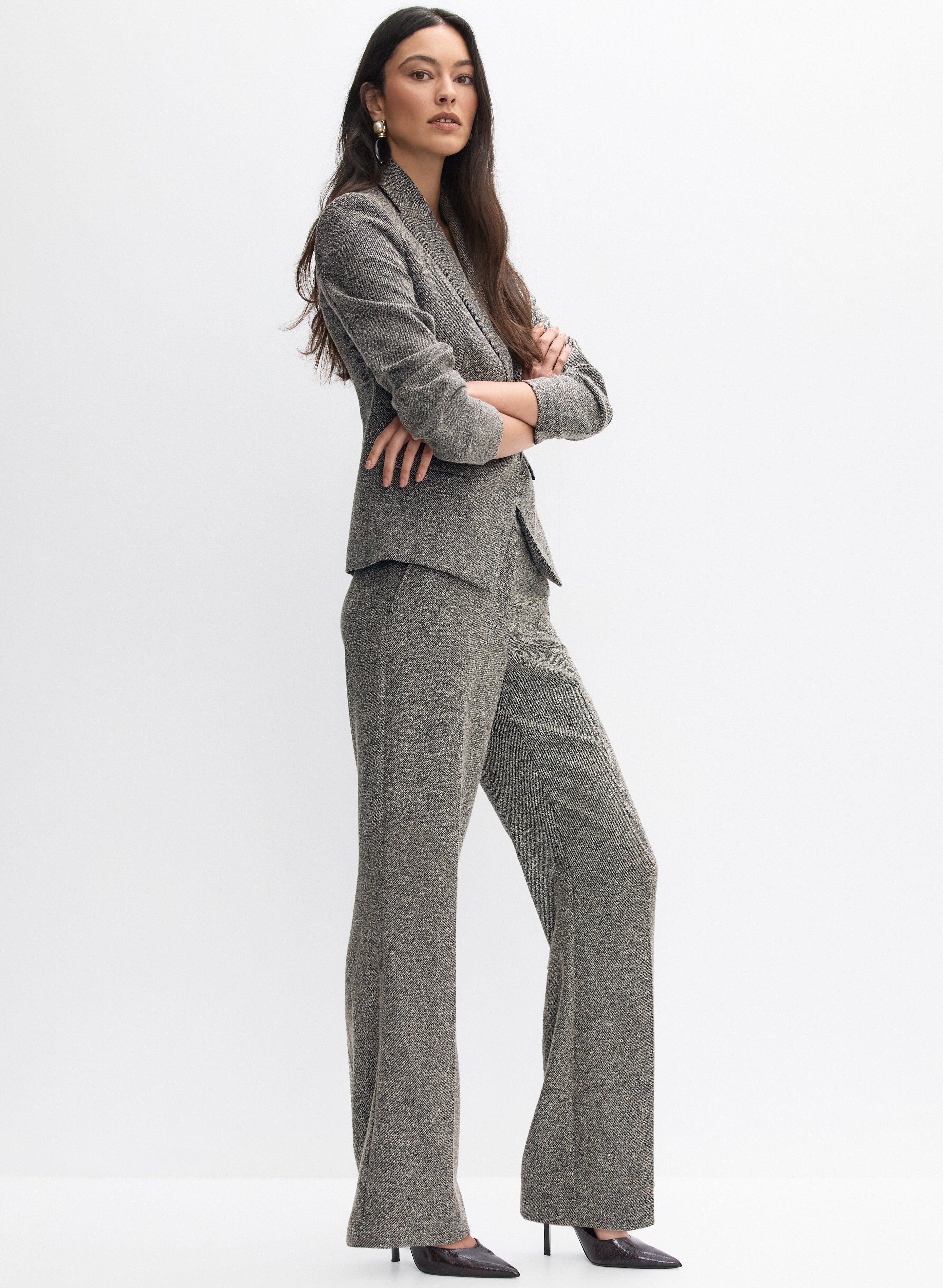 Tweed Melange Trousers