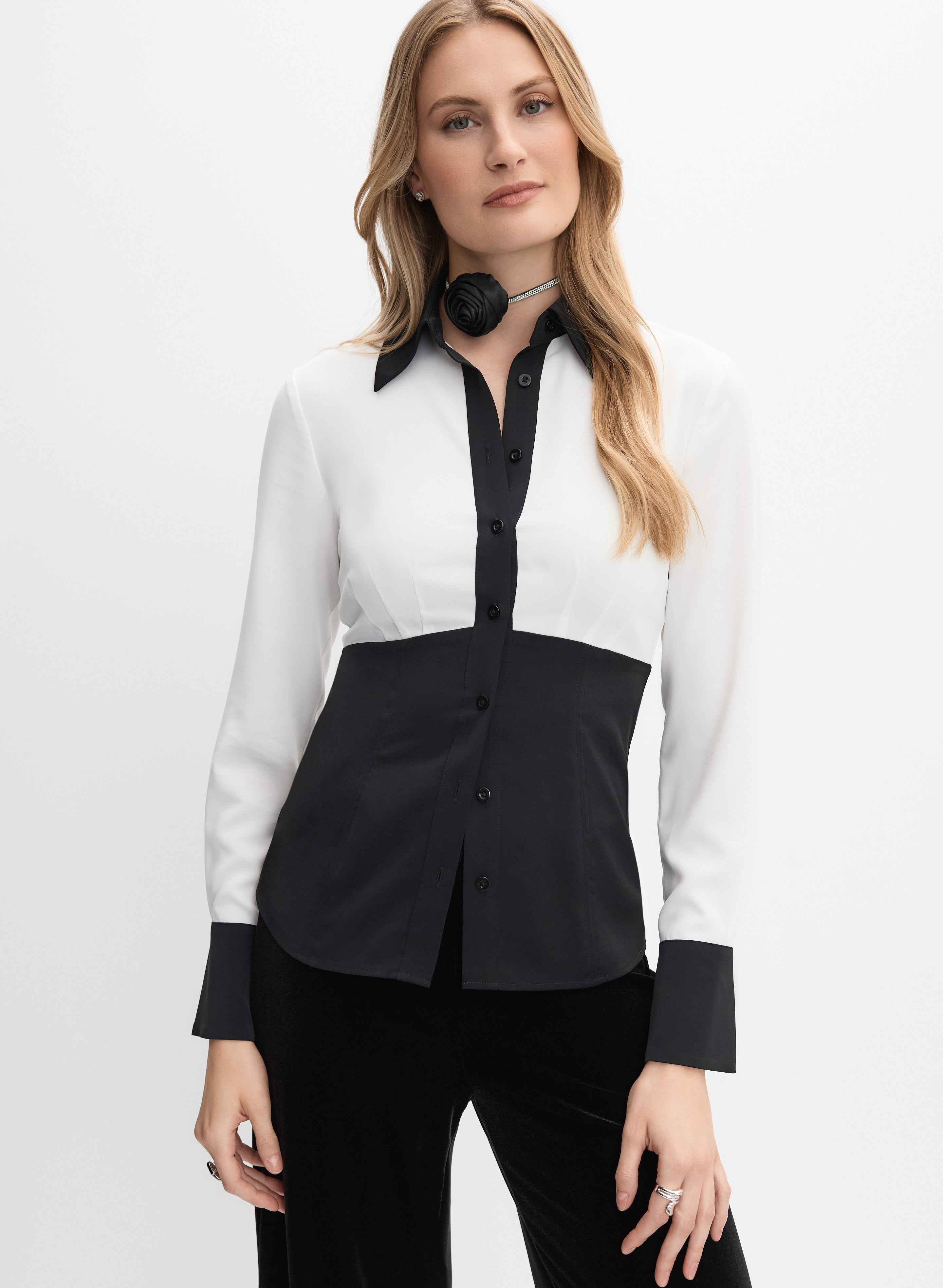 Colour Block Blouse Colour Block Blouse