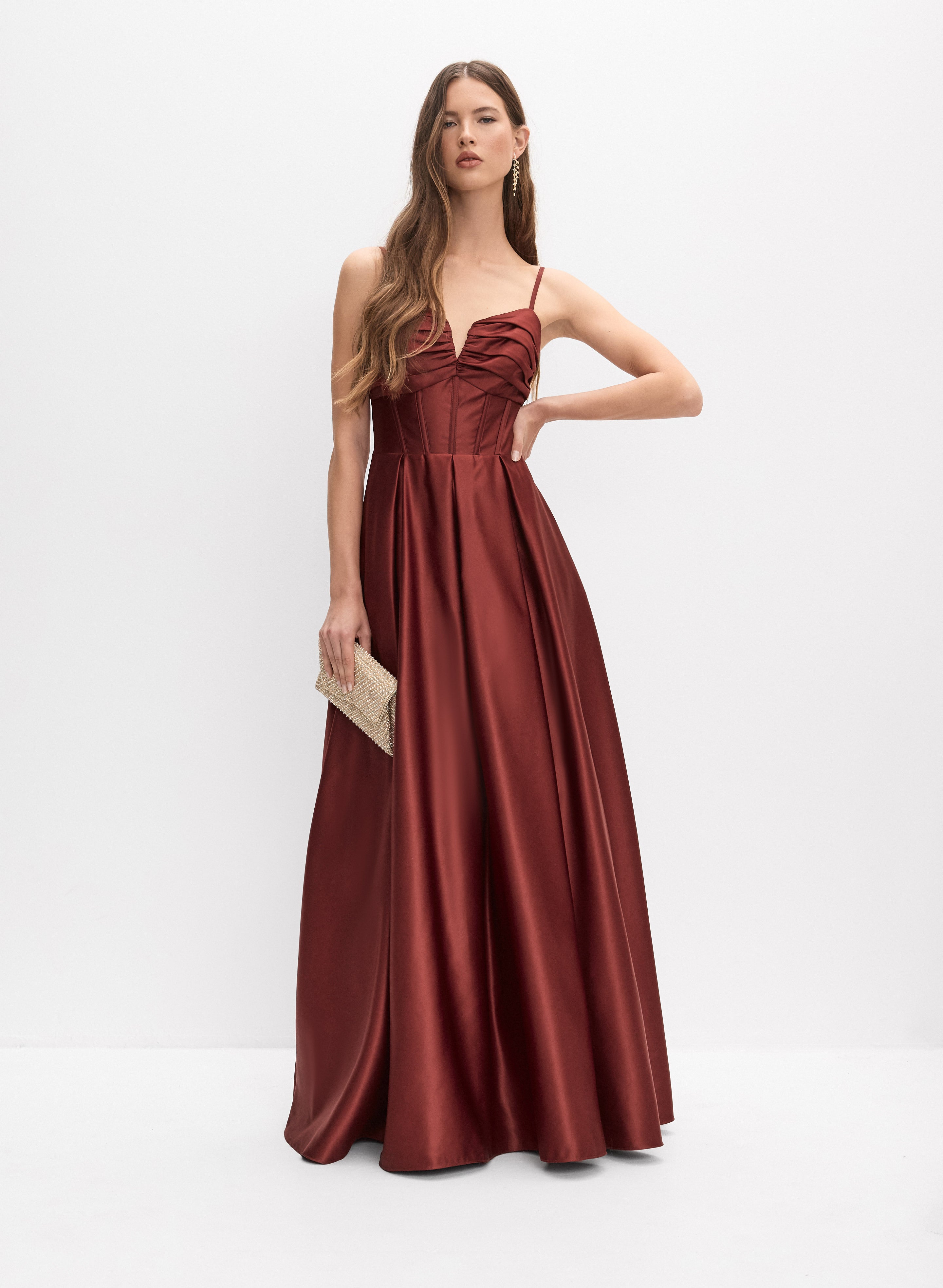 Corset Satin Dress