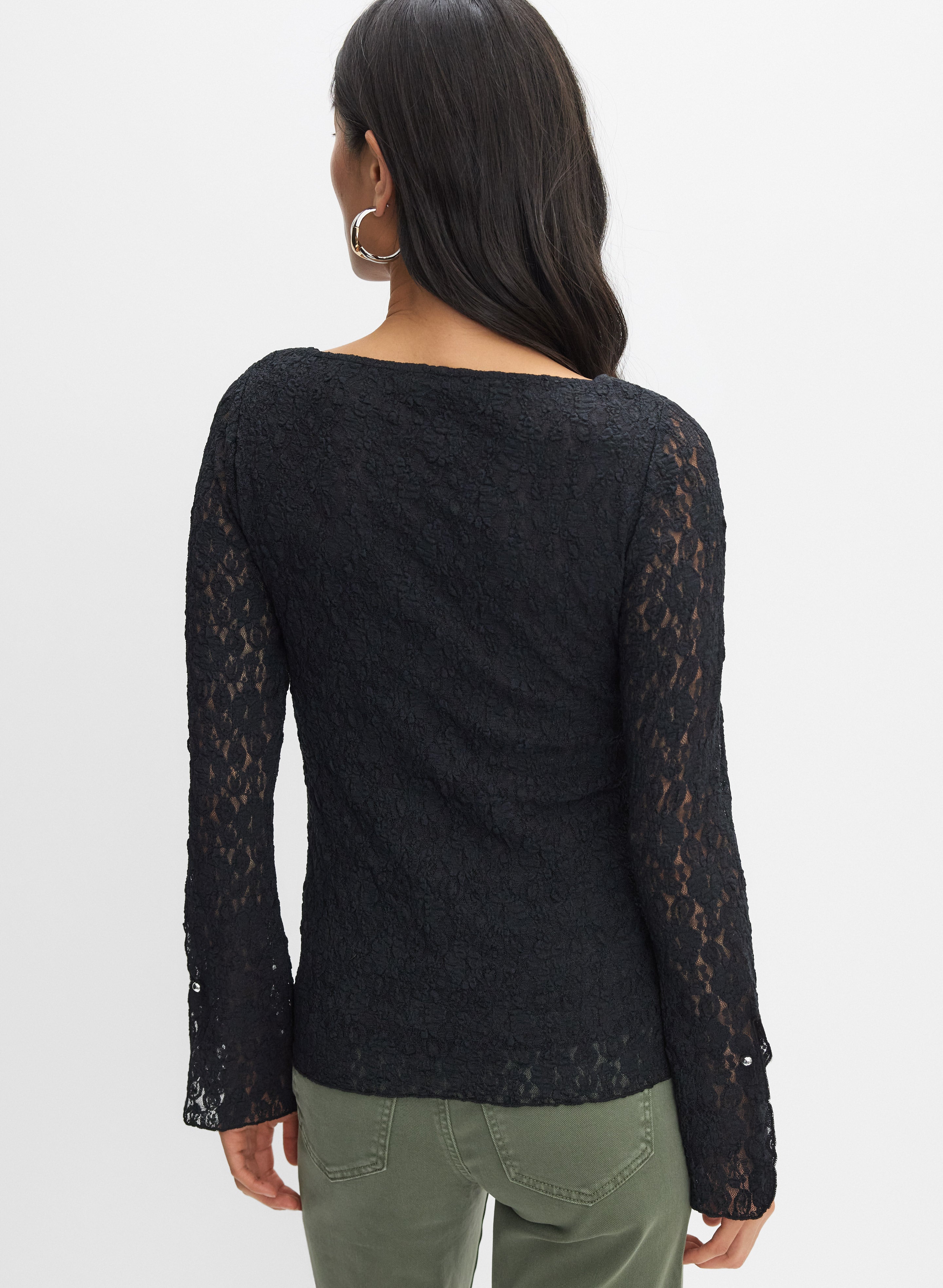 Fitted Lace Top