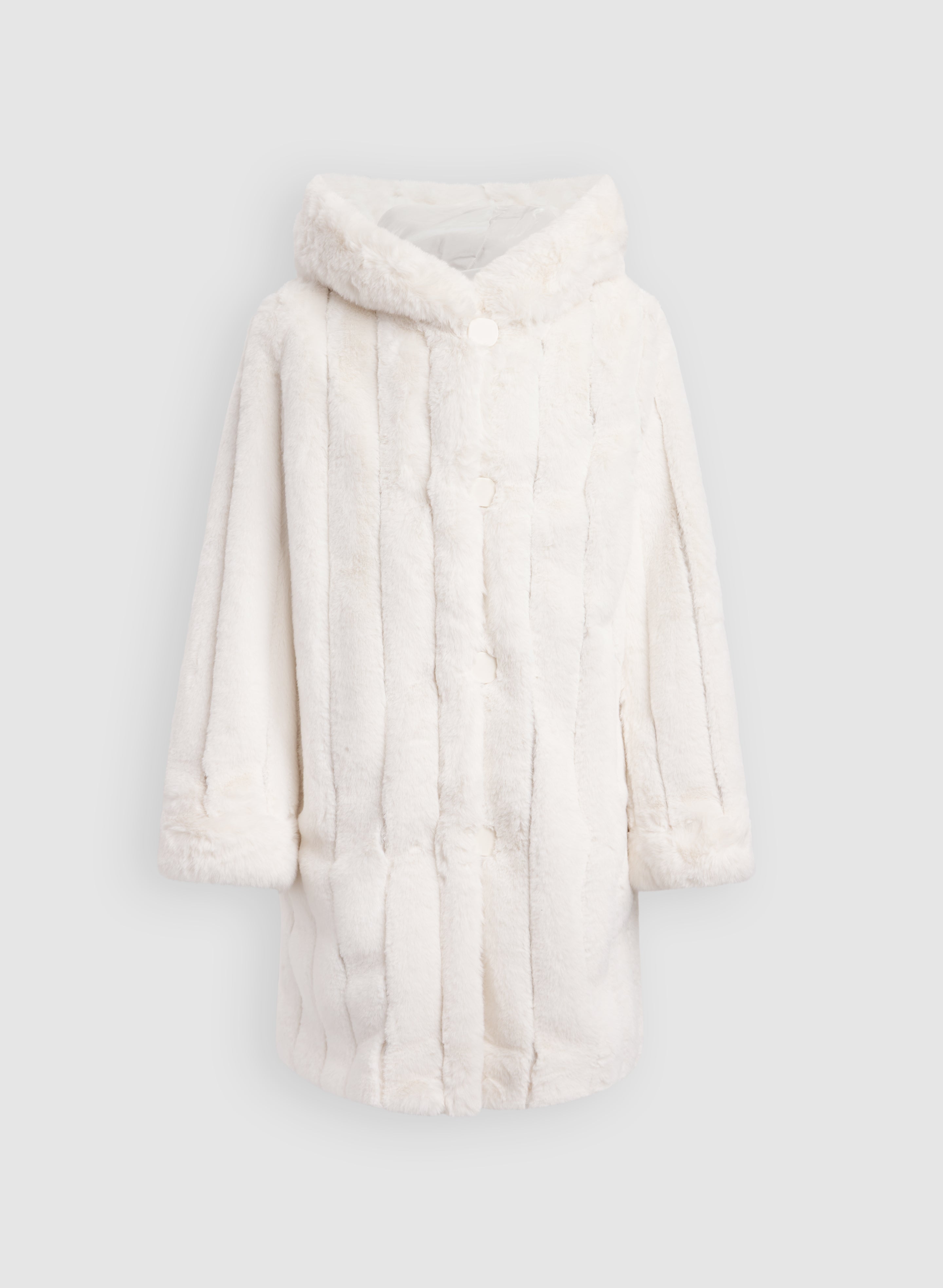 Joseph Ribkoff - Reversible Faux-Fur Coat