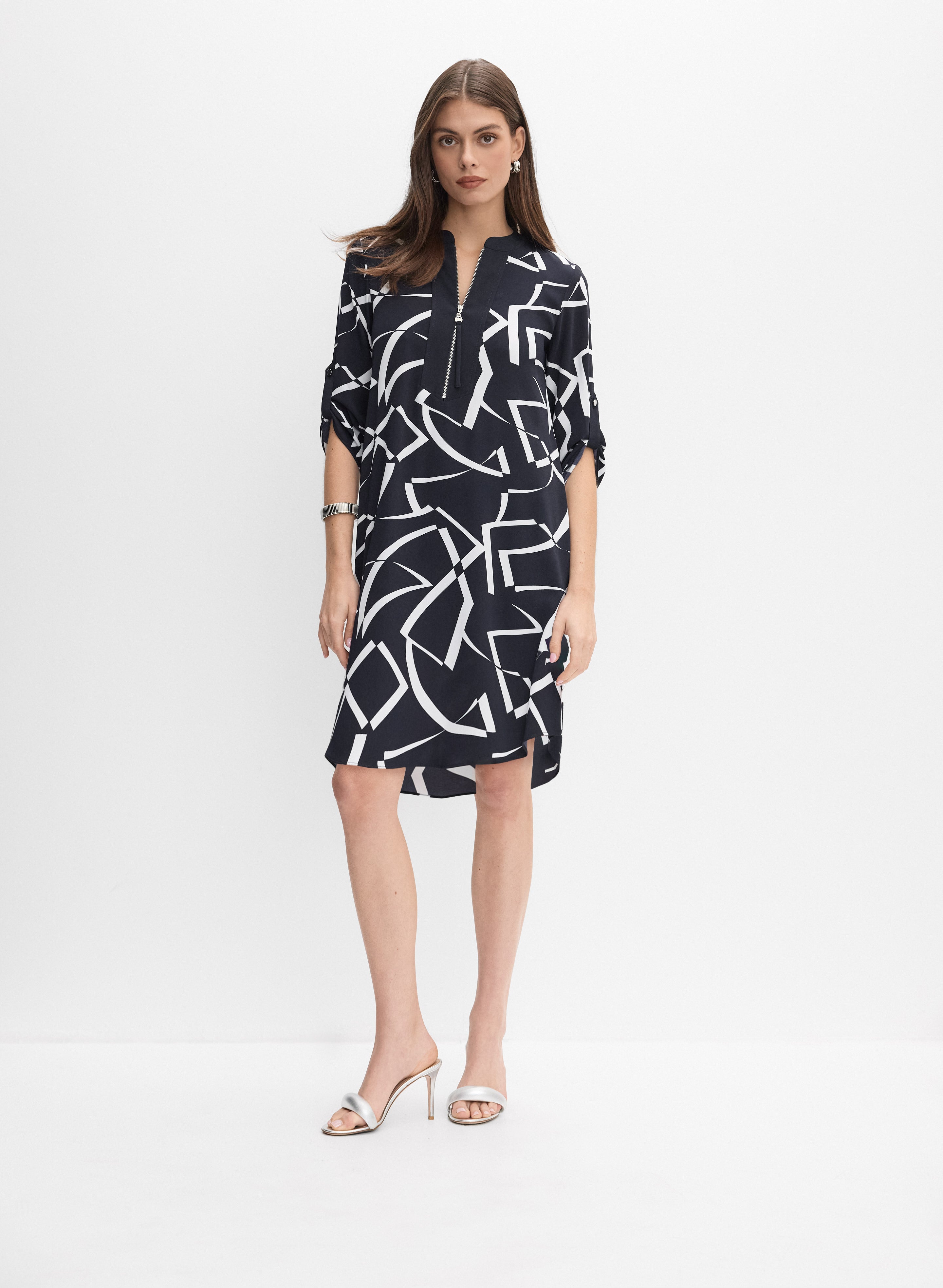 Joseph Ribkoff - Geometric Print Dress