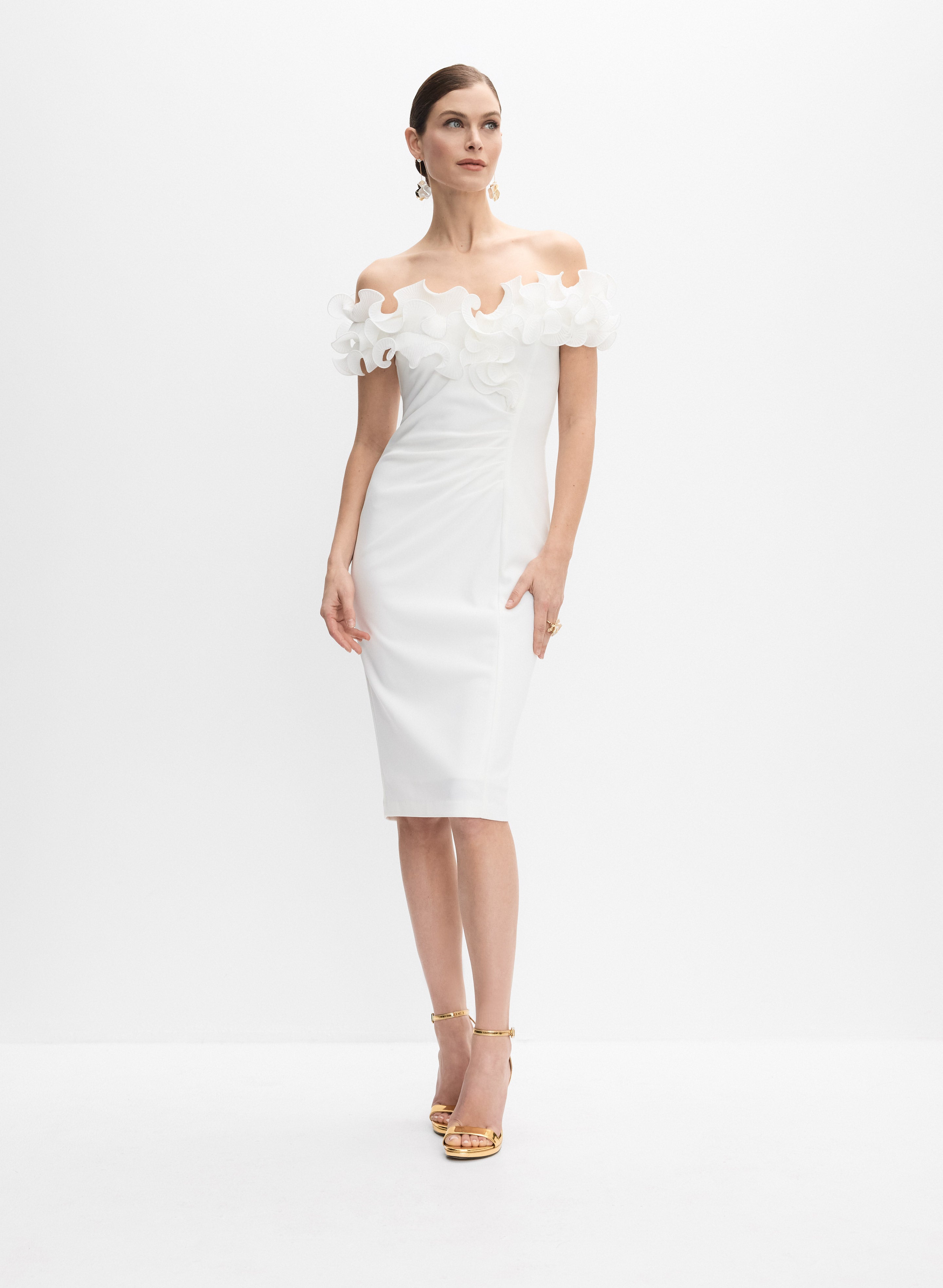 ba nites off the shoulder dress BA Nites