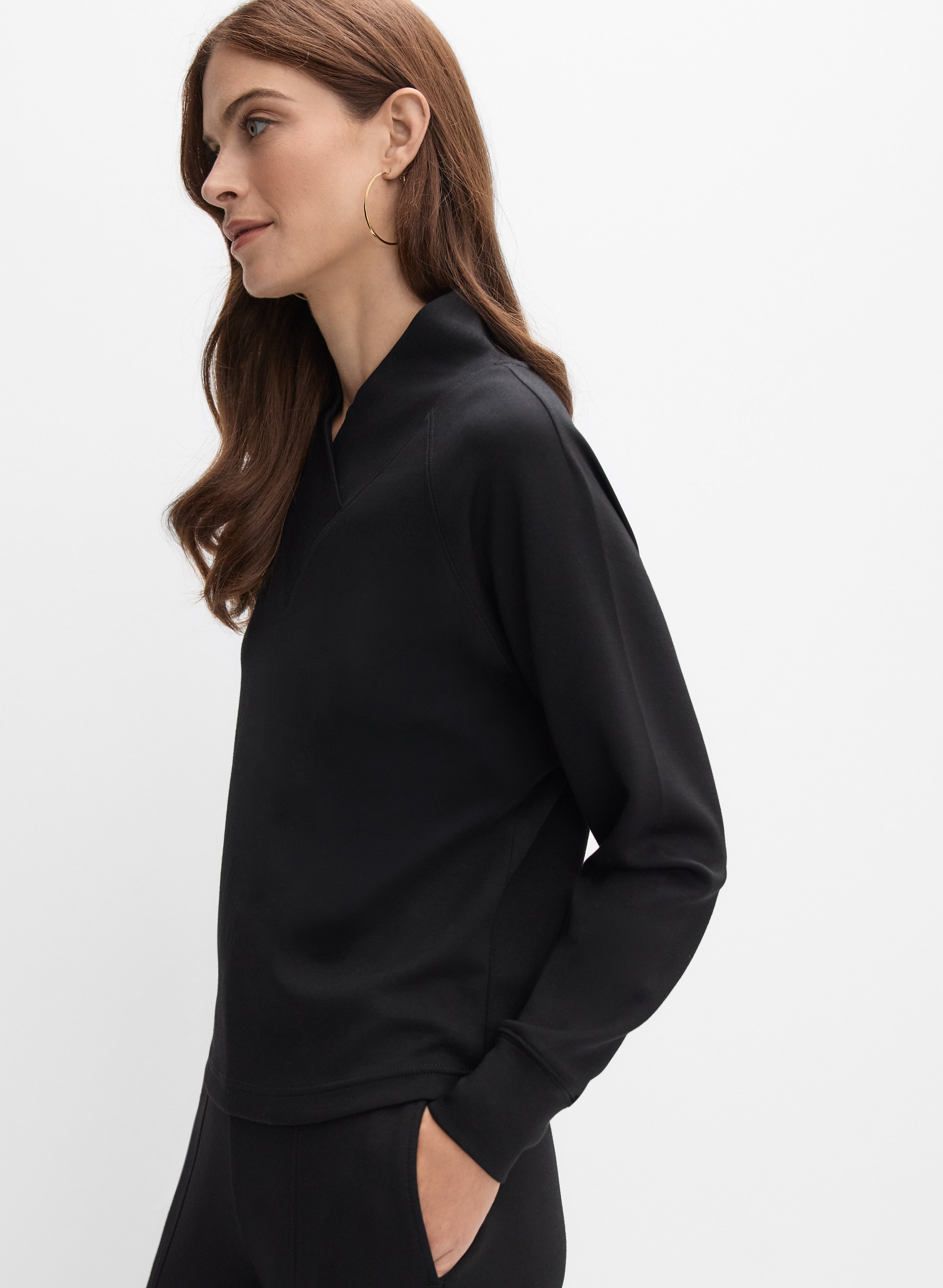 Long Sleeve High Neck Top