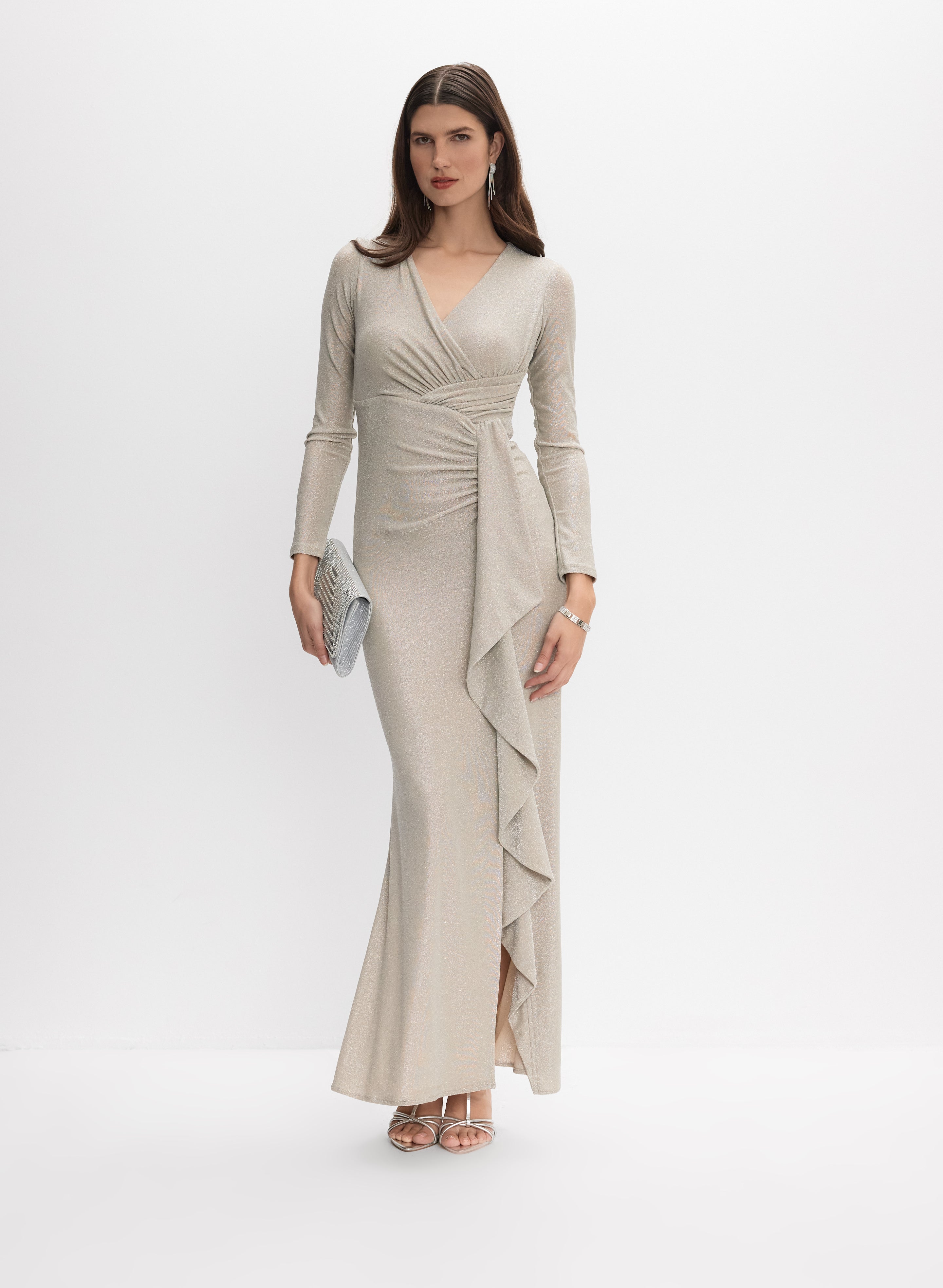 Joseph Ribkoff - Metallic Fitted Dress Joseph Ribkoff - Metallic Fitted Dress