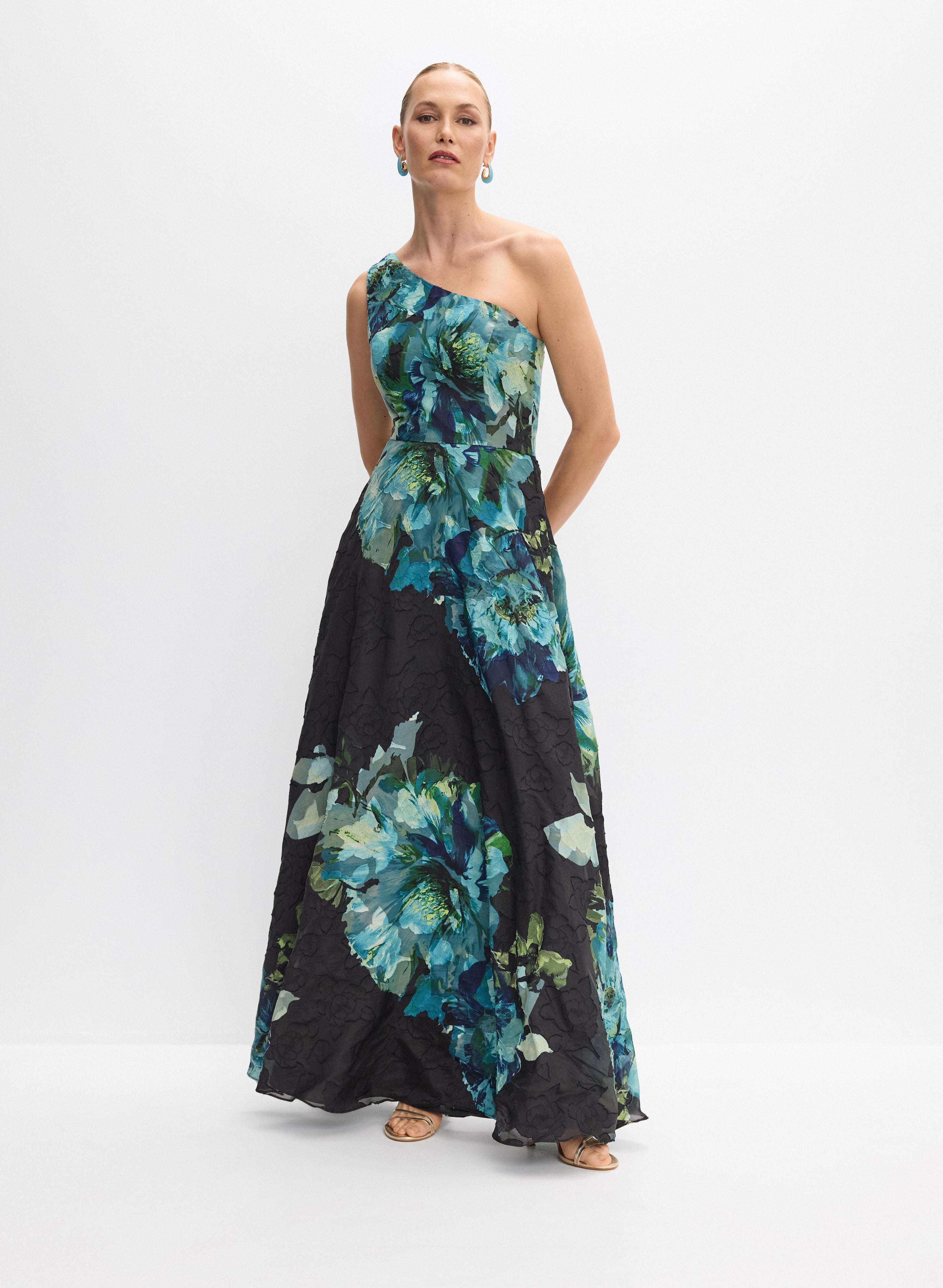Floral Organza Gown
