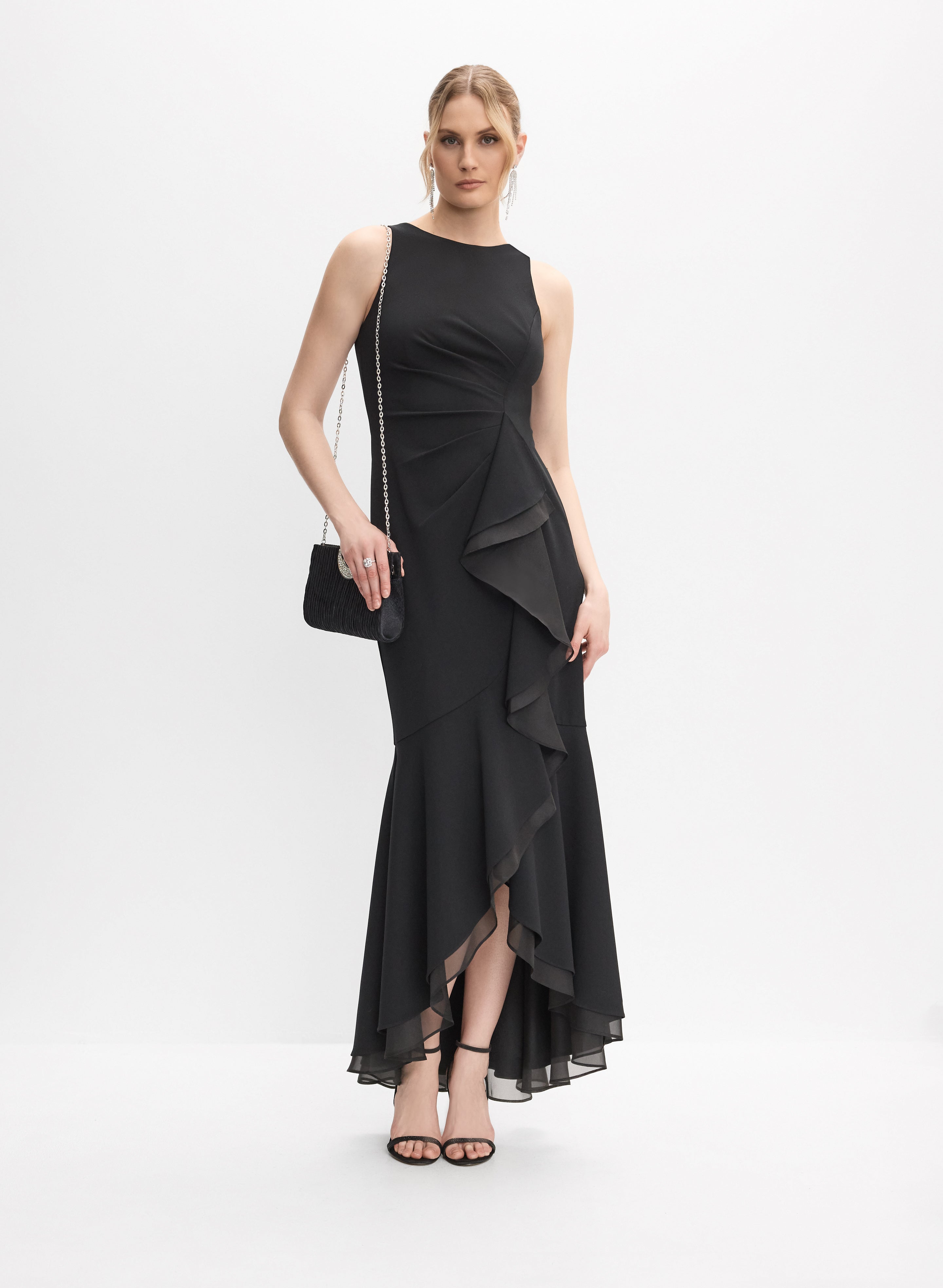 Adrianna Papell - Waterfall Ruffle Dress Adrianna Papell - Waterfall Ruffle Dress