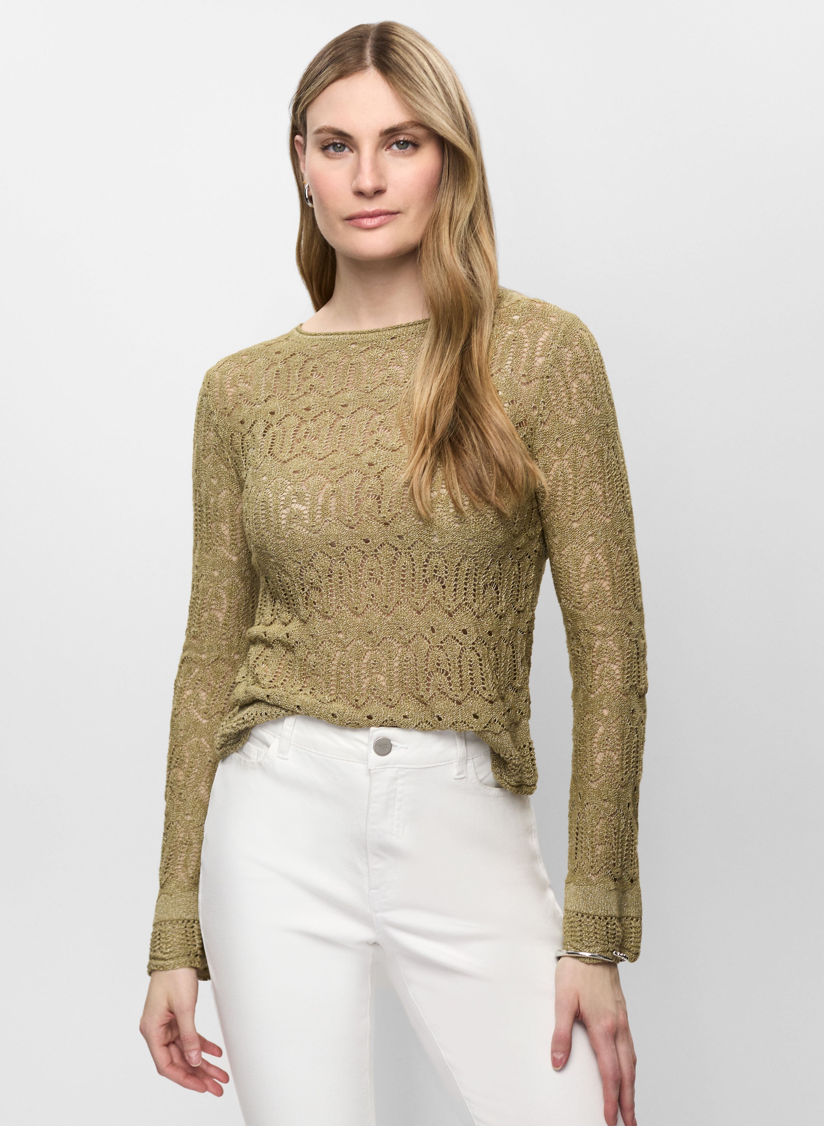 Lightweight Open-Knit Sweater