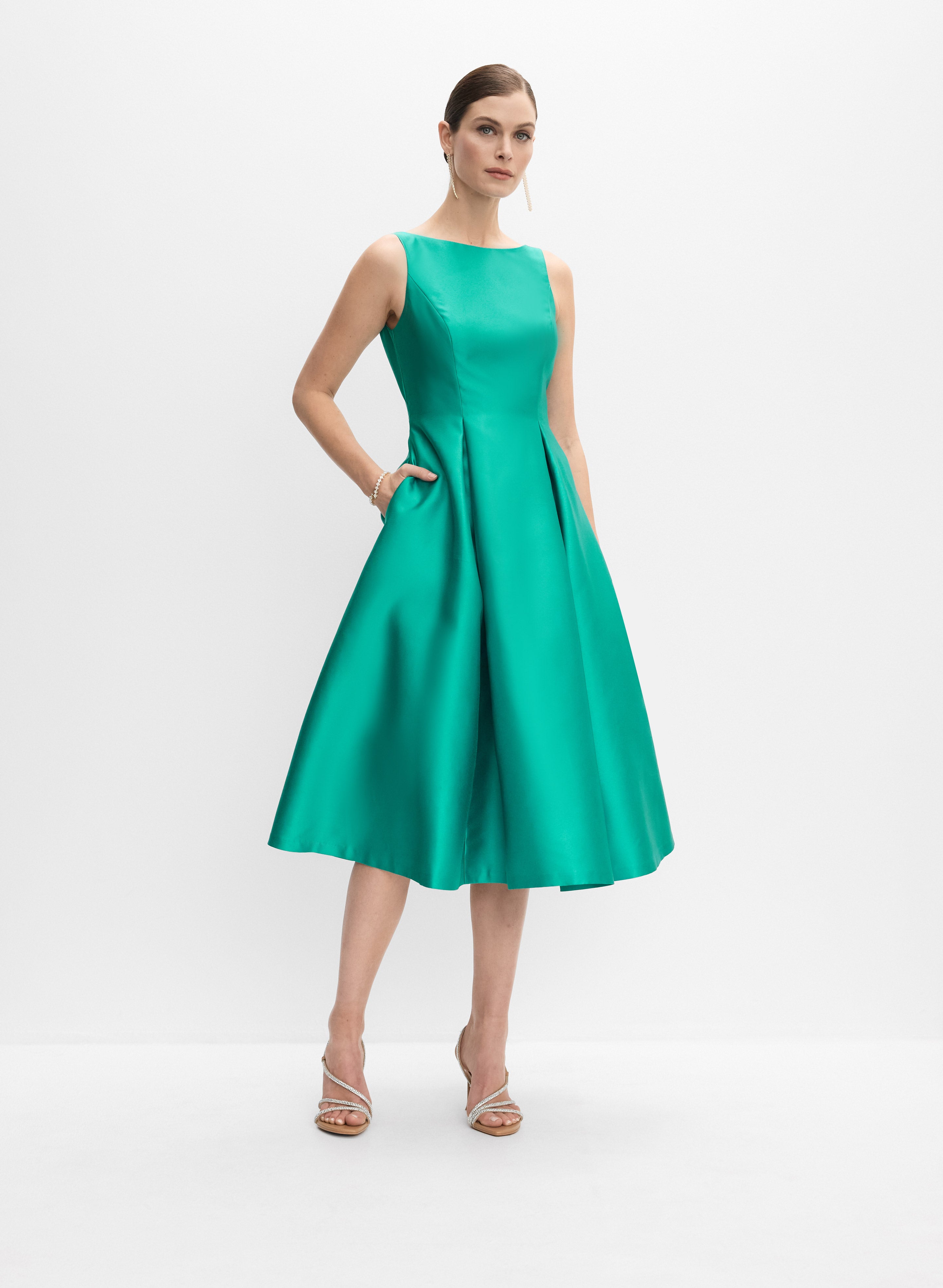 Adrianna Papell - Mikado Fit & Flare Dress Adrianna Papell - Mikado Fit & Flare Dress