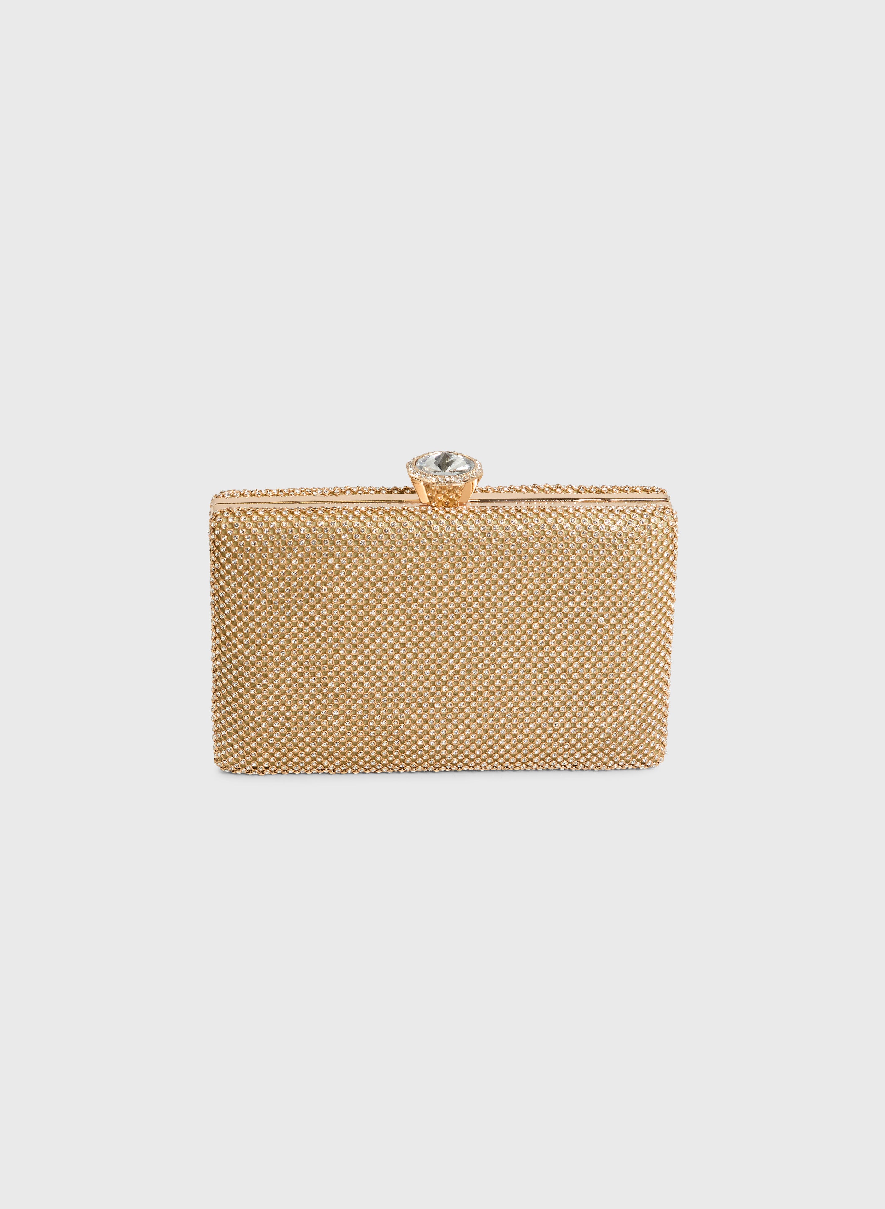 Gold evening clutch on sale