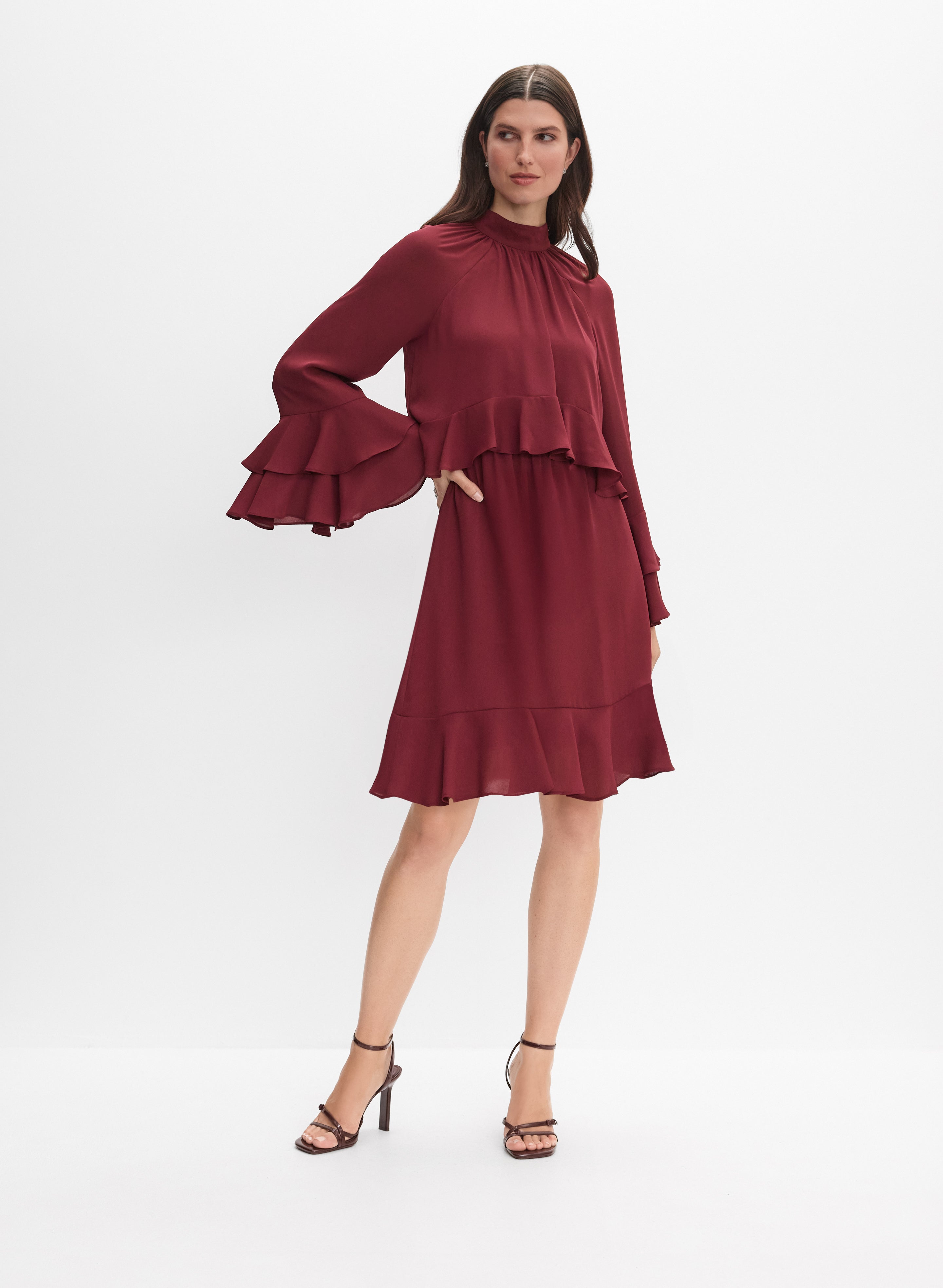 Tiered Chiffon Dress Tiered Chiffon Dress