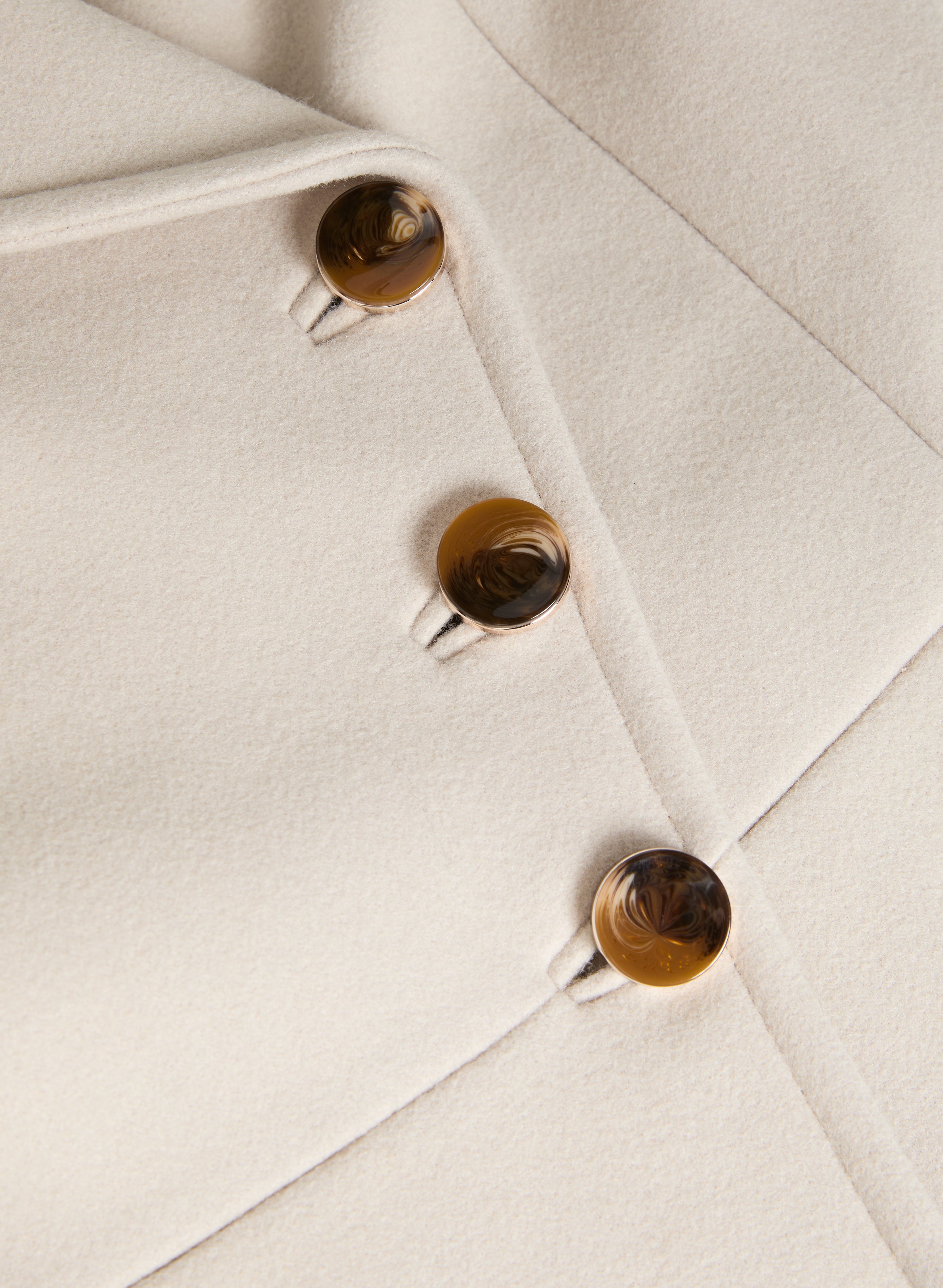 Asymmetric Button-Up Coat