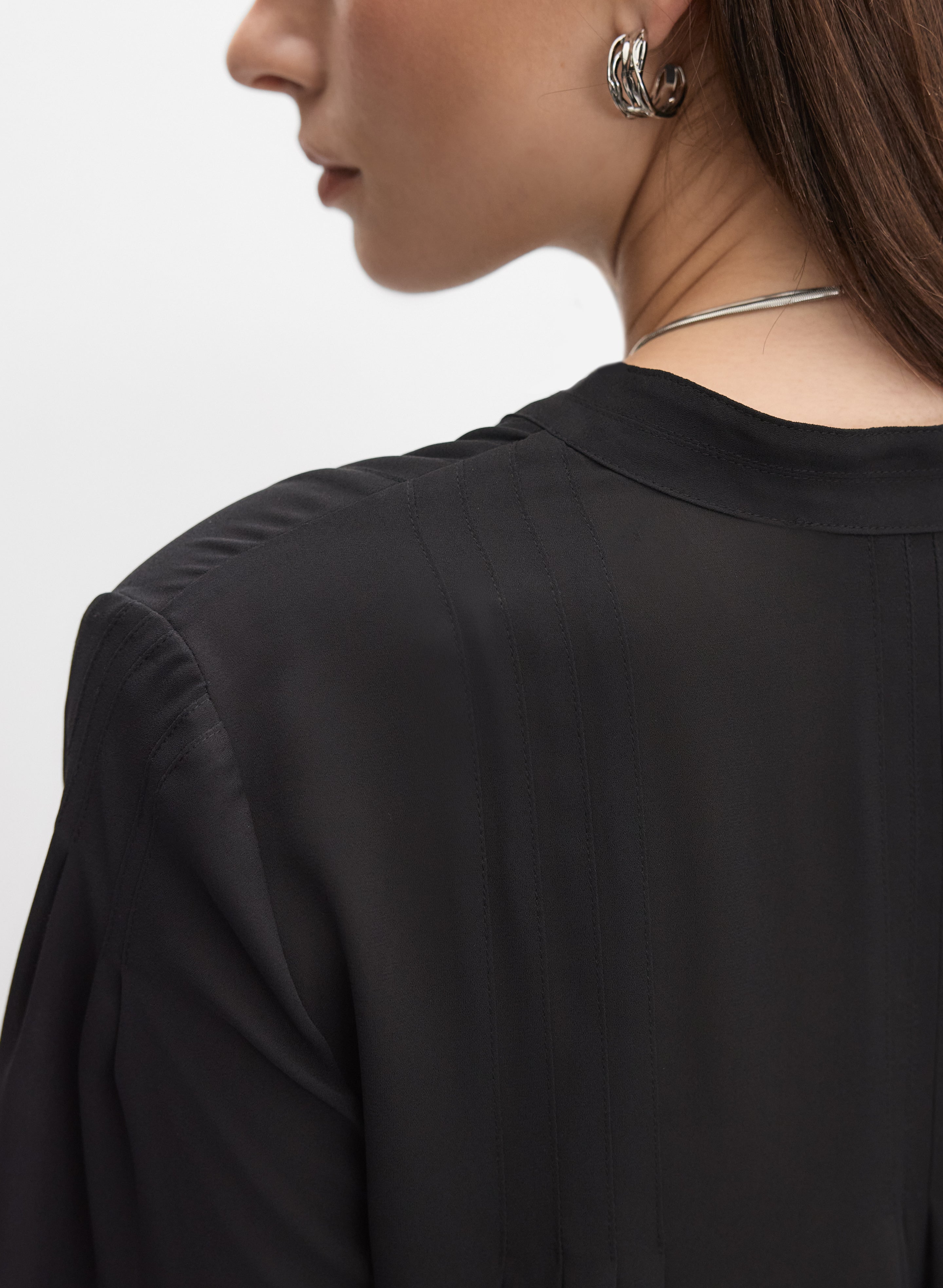 L'Appartement Stand Collar Blouse ブラック Stand Collar Blouse
