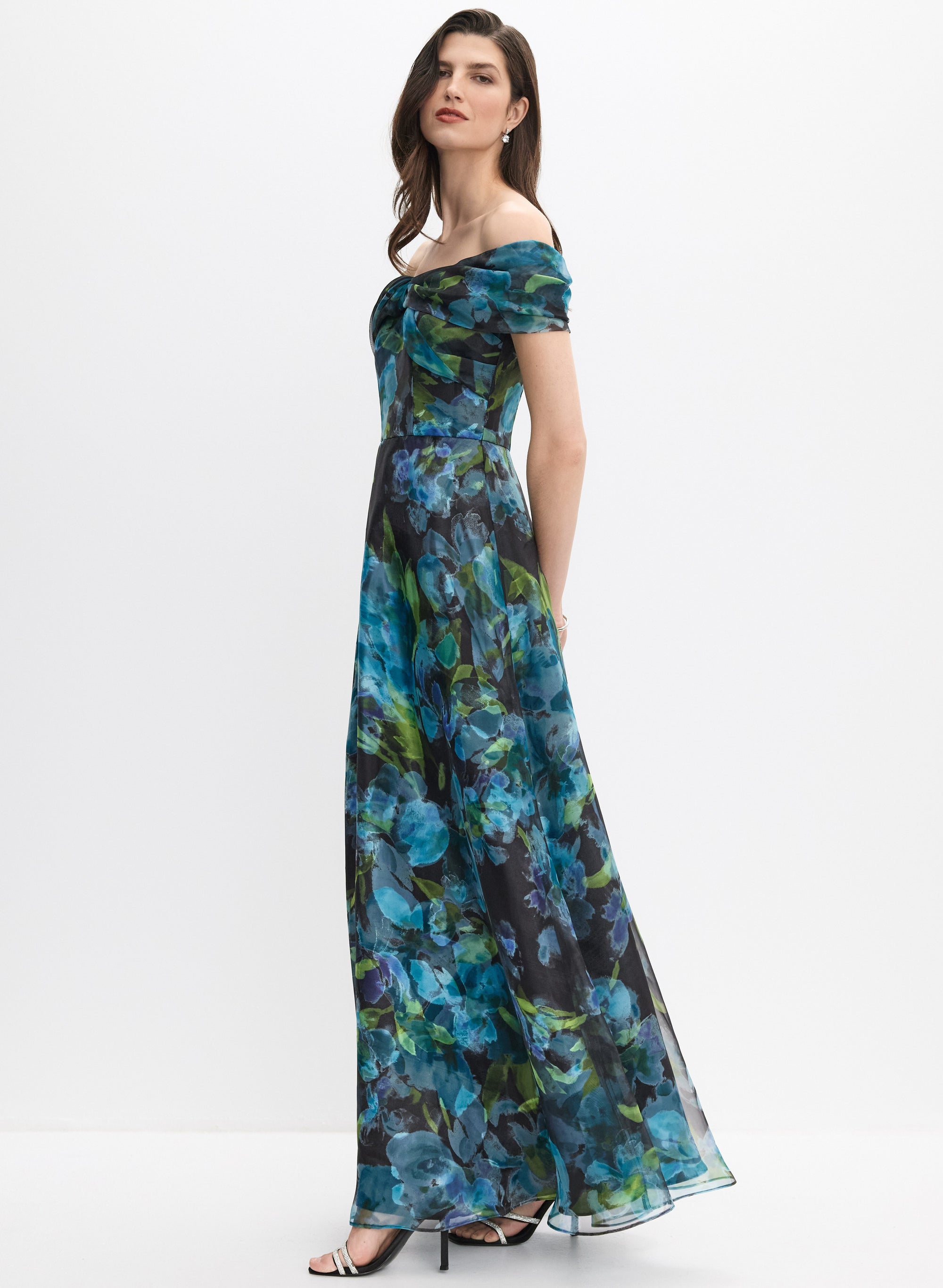 Floral Off-Shoulder Dress