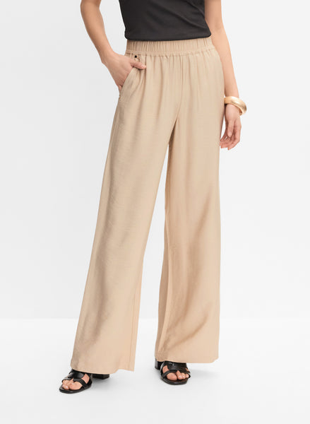 パンツ PALM ANGELS Woman Pants Beige PWCF009E23FAB001 6161 Palm Angels | Classic Track Pants | Open Hem Woven Tracksuit