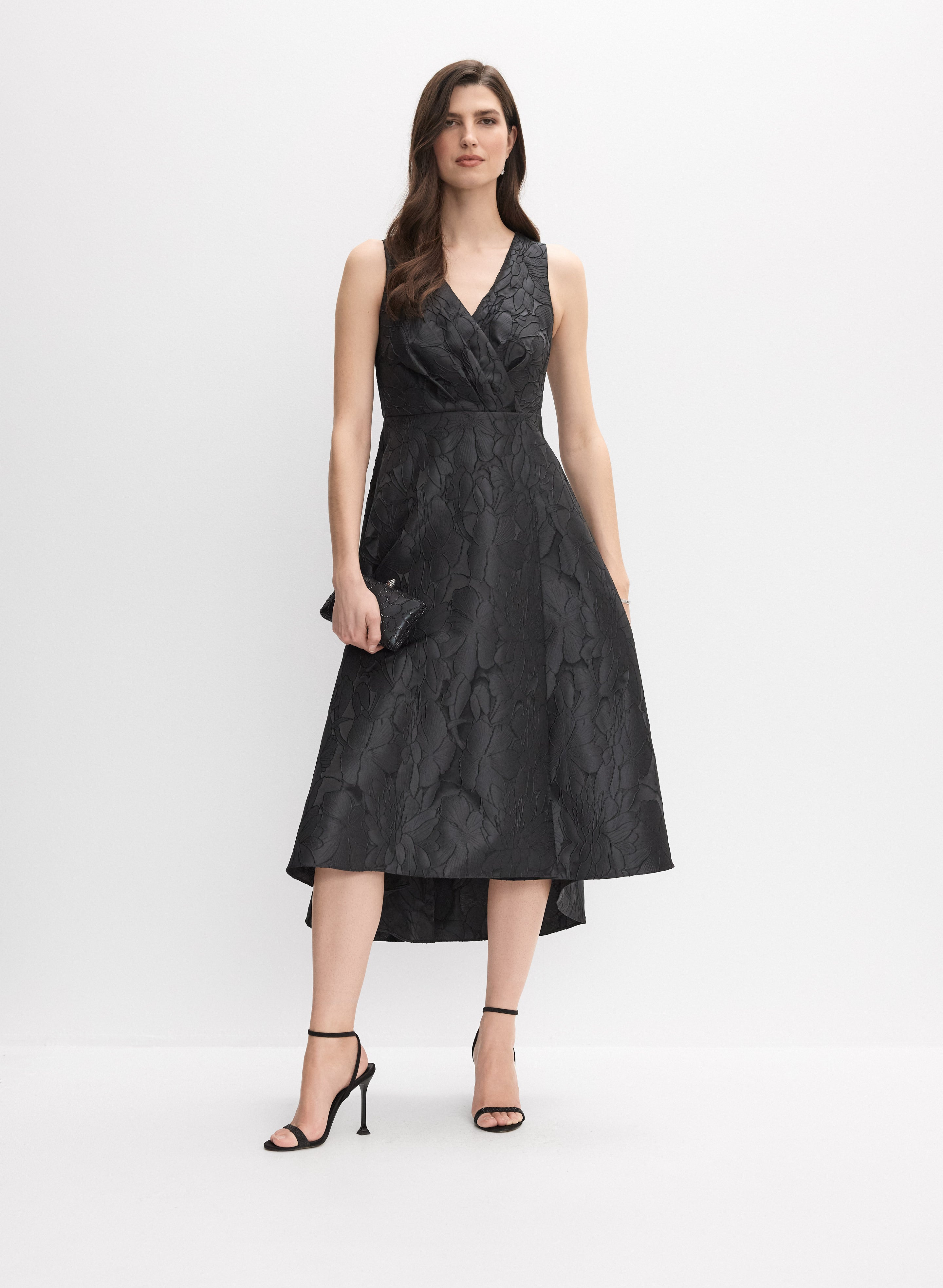 Floral Jacquard Dress