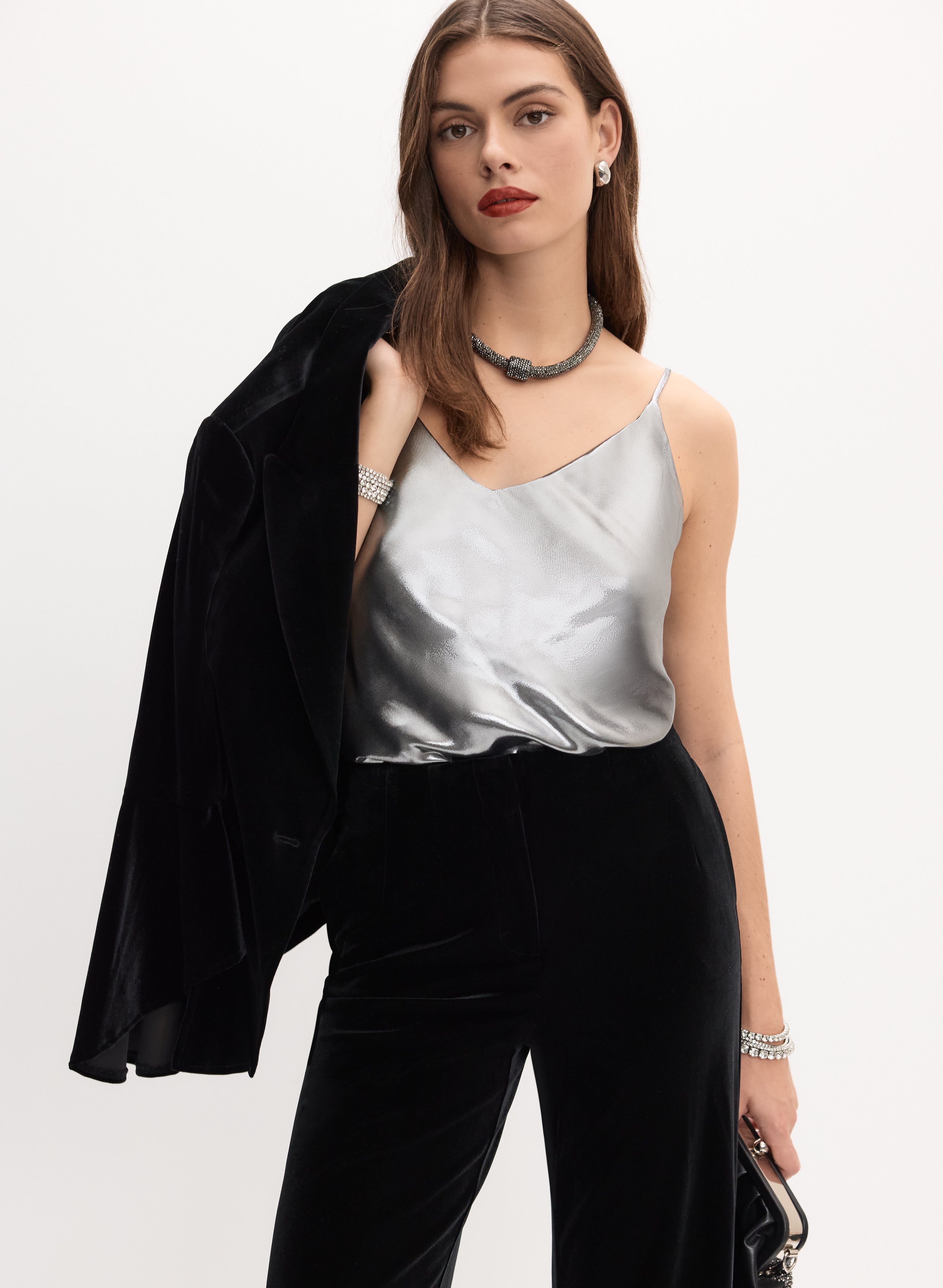 Long Sequin Cardigan