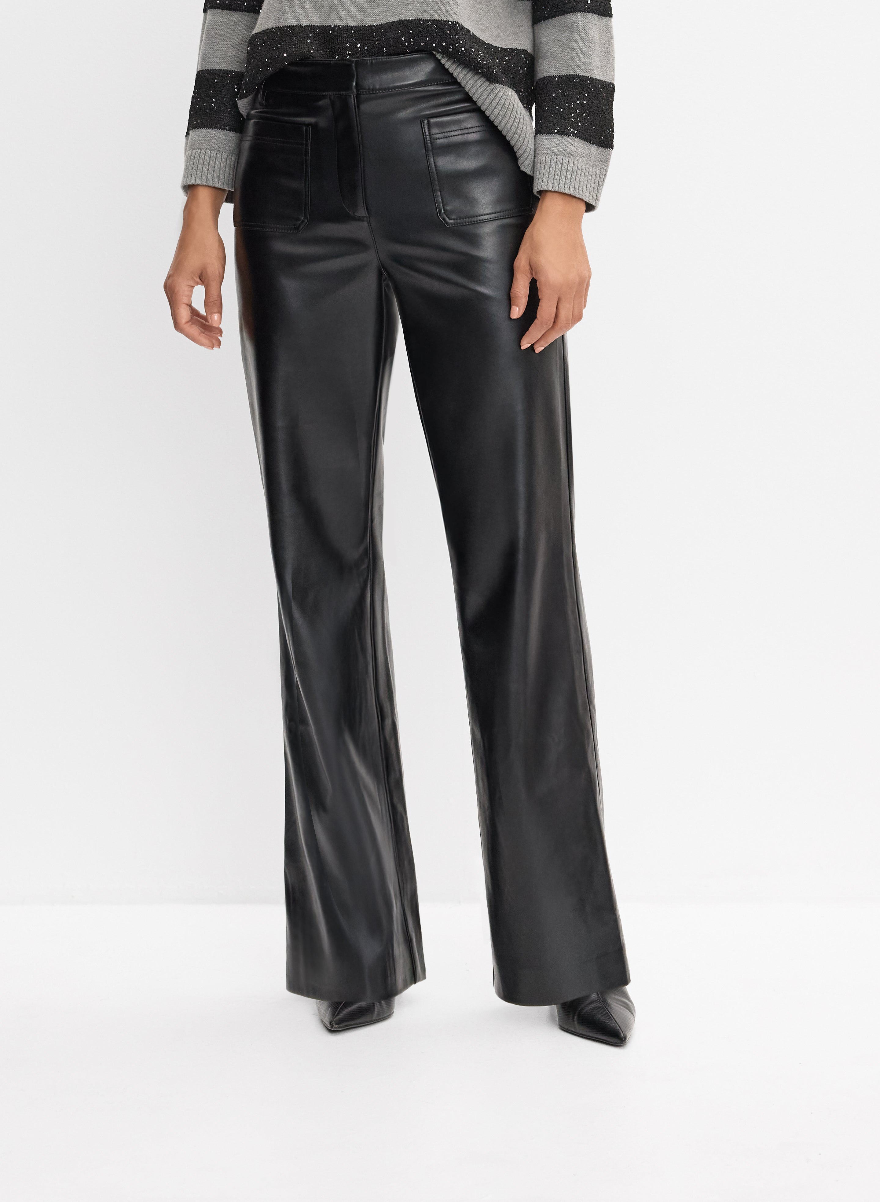 Vegan Leather Pants