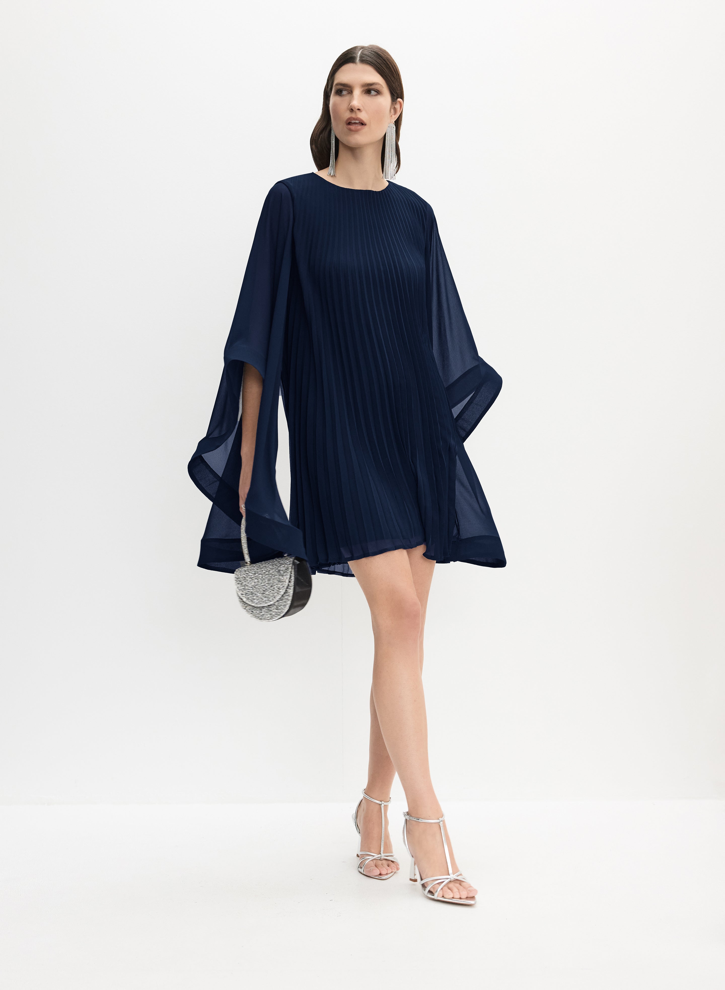 Pleated Chiffon Dress Pleated Chiffon Dress