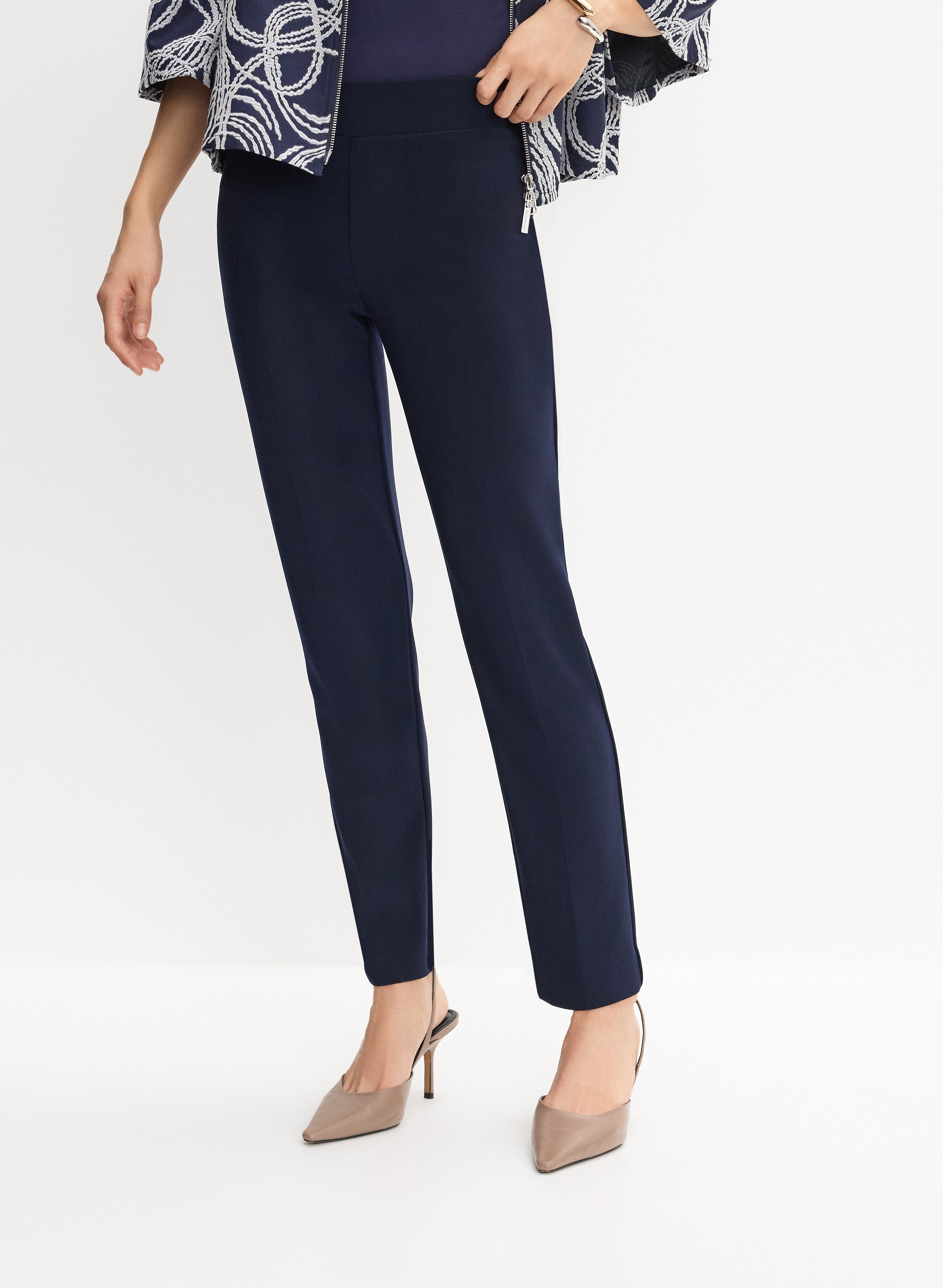 Joseph Ribkoff Pull on Straight Leg Pants