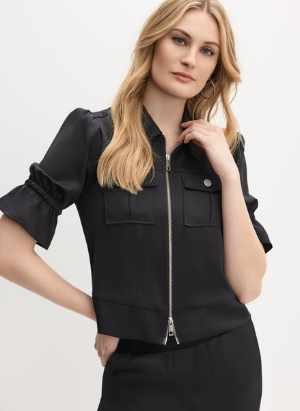 LYNN [リーン] Tialo Jacket Layered One Piece Ruffle Short Sleeve Jacket