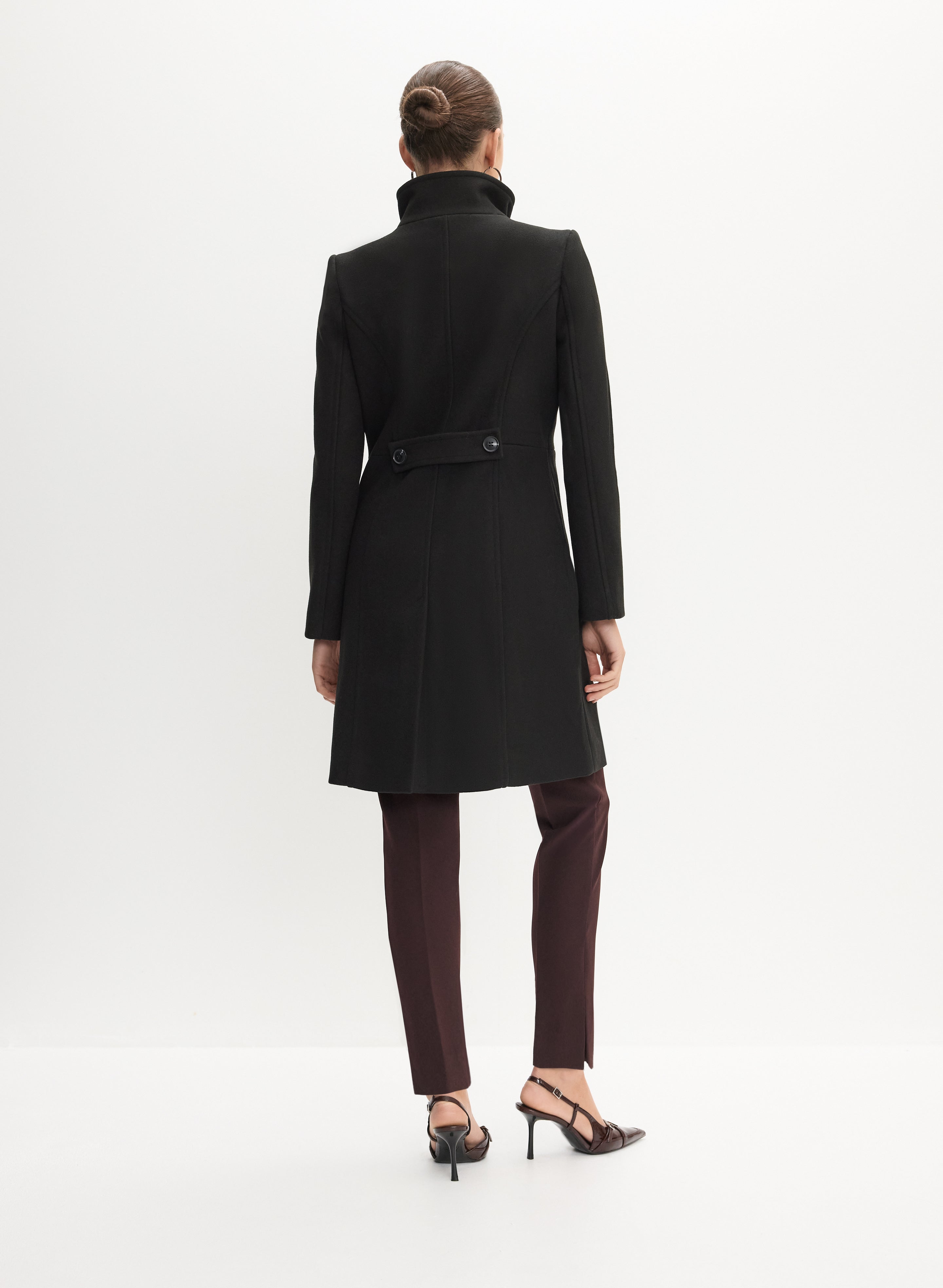 todayful standcollar wool coat（black) キャナルジーン CANAL JEAN TODAYFUL(トゥデイフル) Standcollar Wool