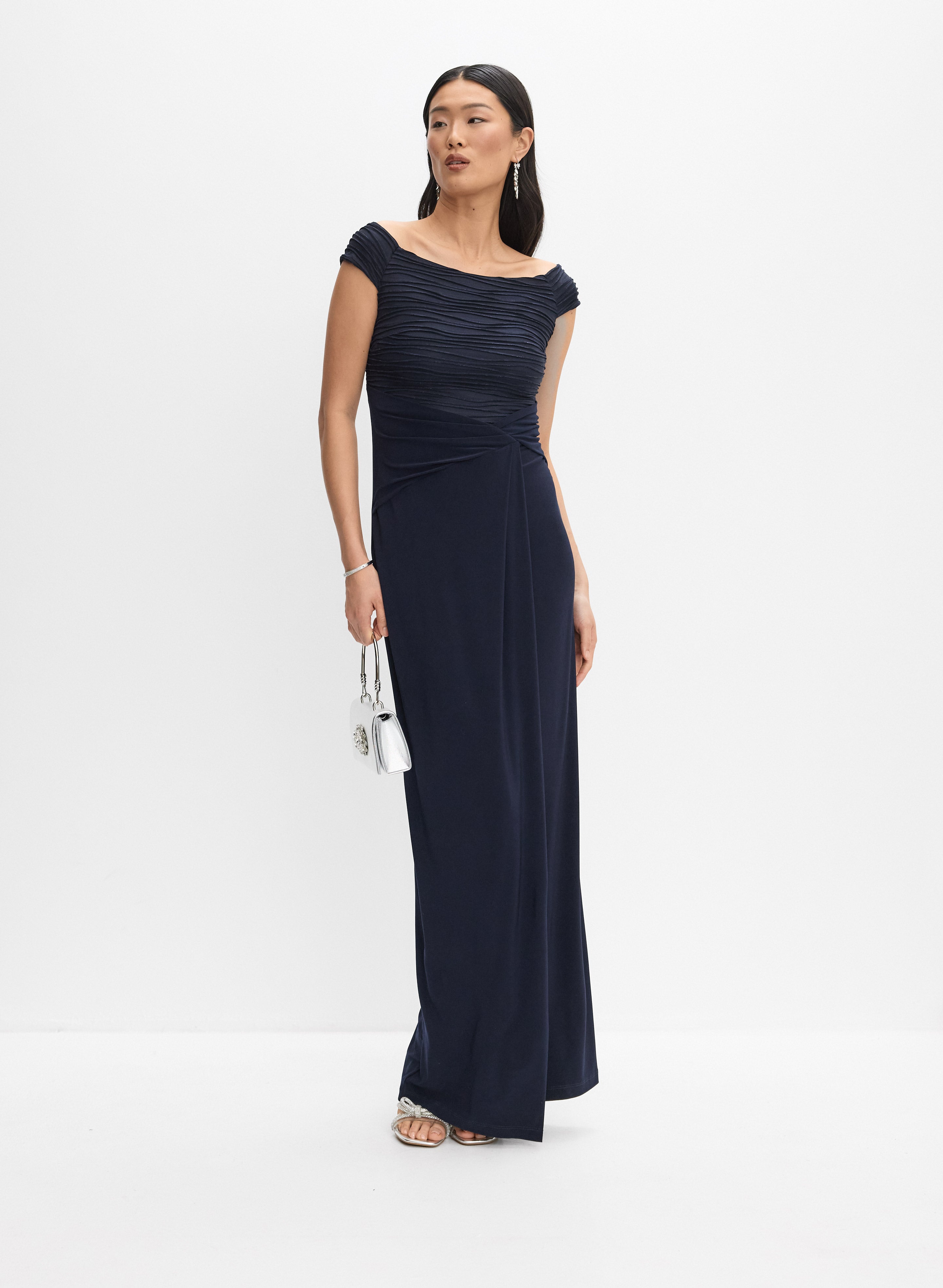 Joseph Ribkoff - Fitted Textured Dress Joseph Ribkoff - Fitted Textured Dress