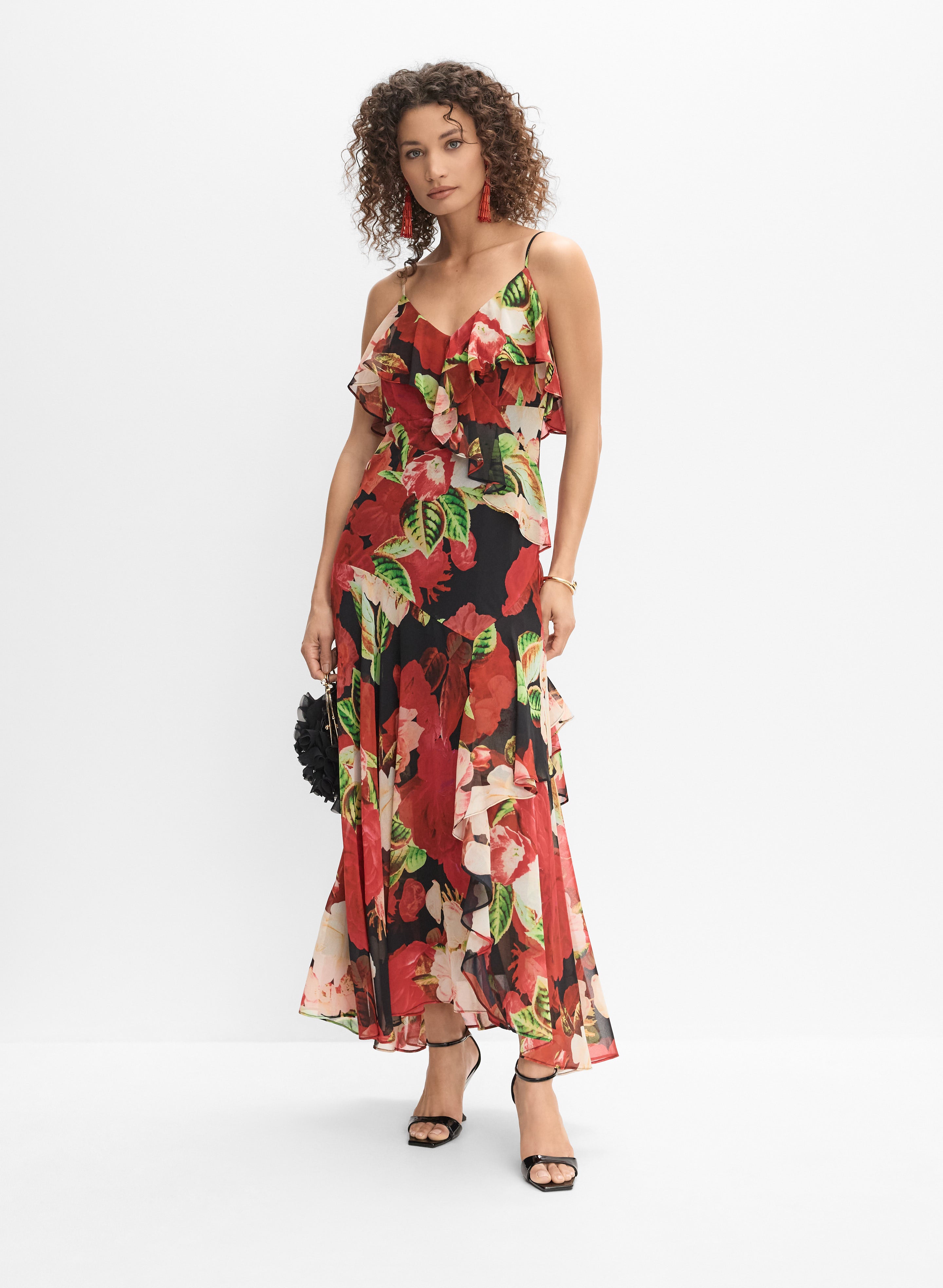 Floral Chiffon Dress Floral Chiffon Dress