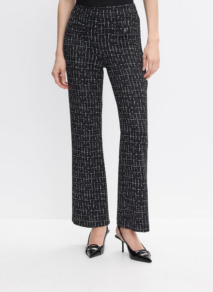Joseph Ribkoff - Abstract Jacquard Knit Pants