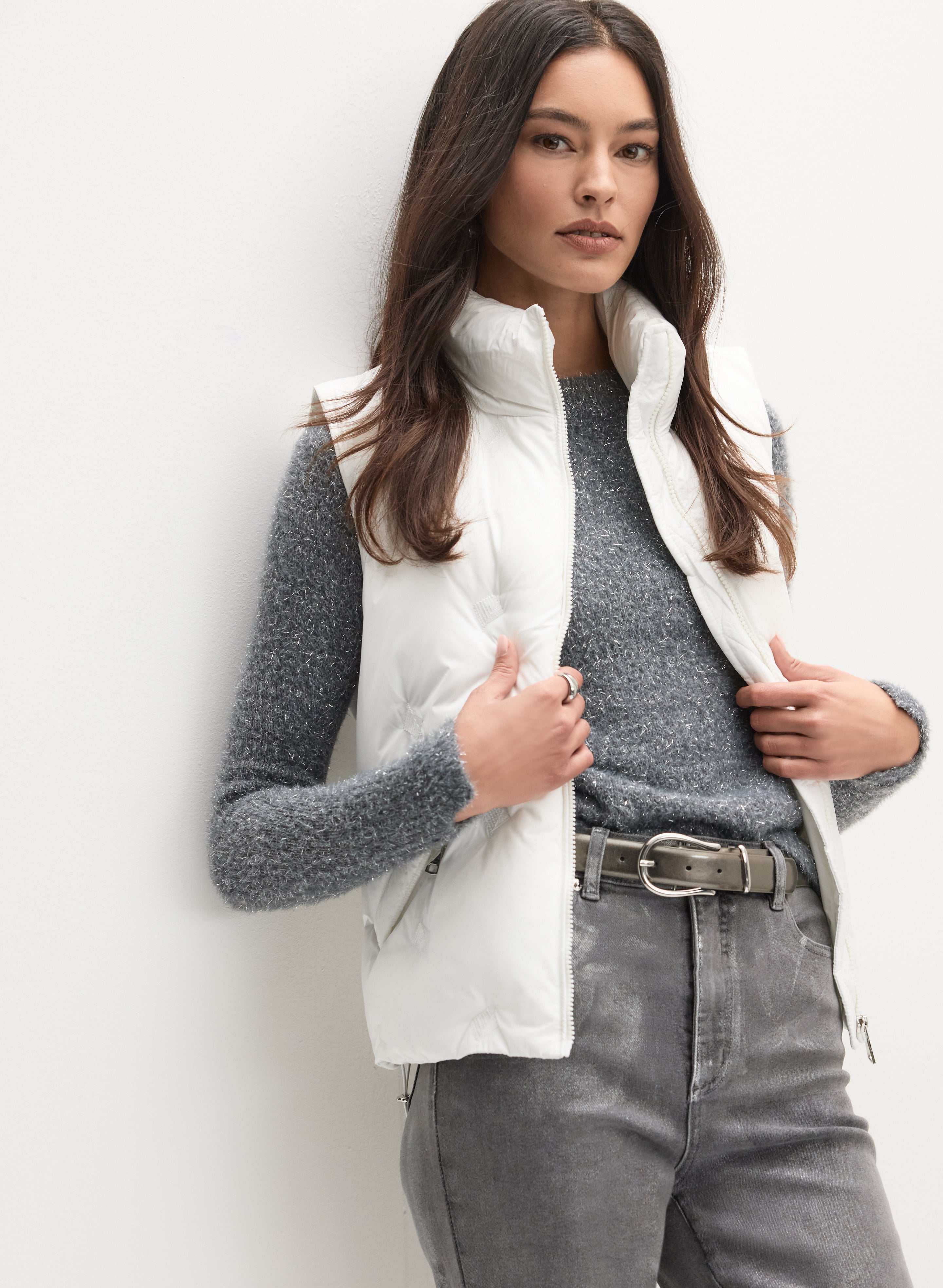 WOOL MOHAIR EMSEMBLE VEST [ウールモヘア ベスト]｜ランバン