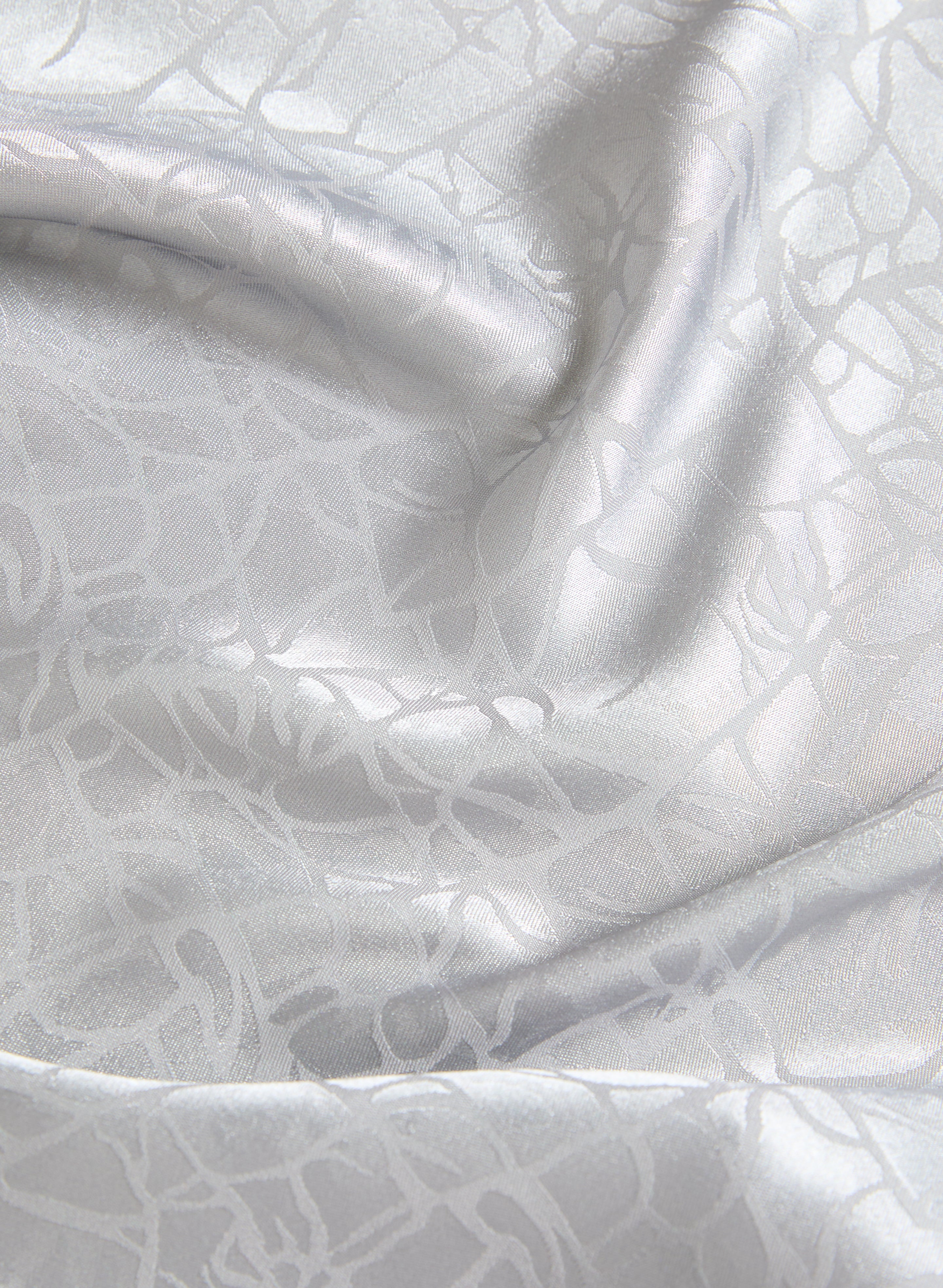 Oblong light weight Scarves Grey Side 1