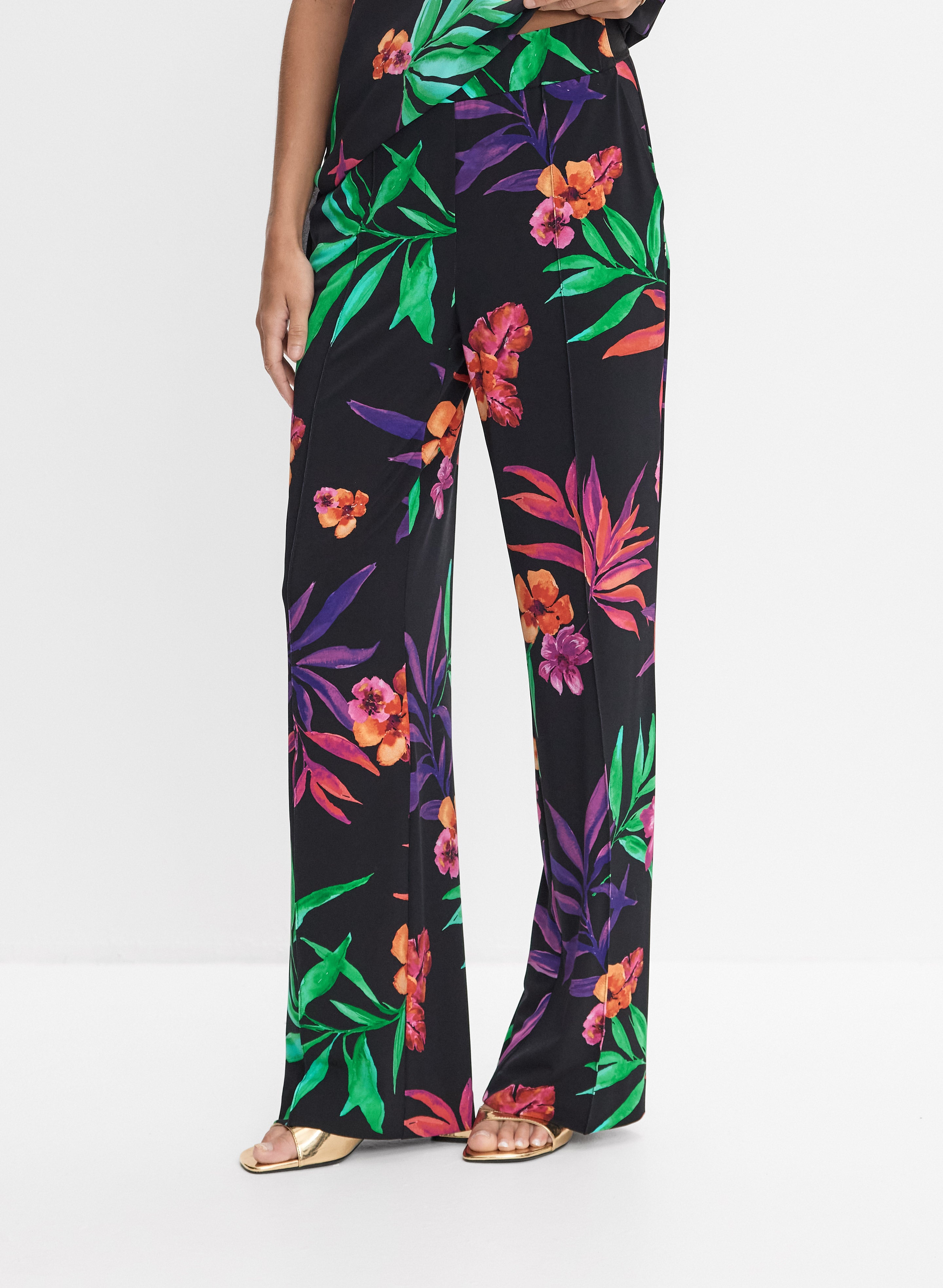 Joseph Ribkoff - Tropical Print Pants