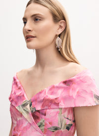 BA Nites - Floral Off-The-Shoulder Dress