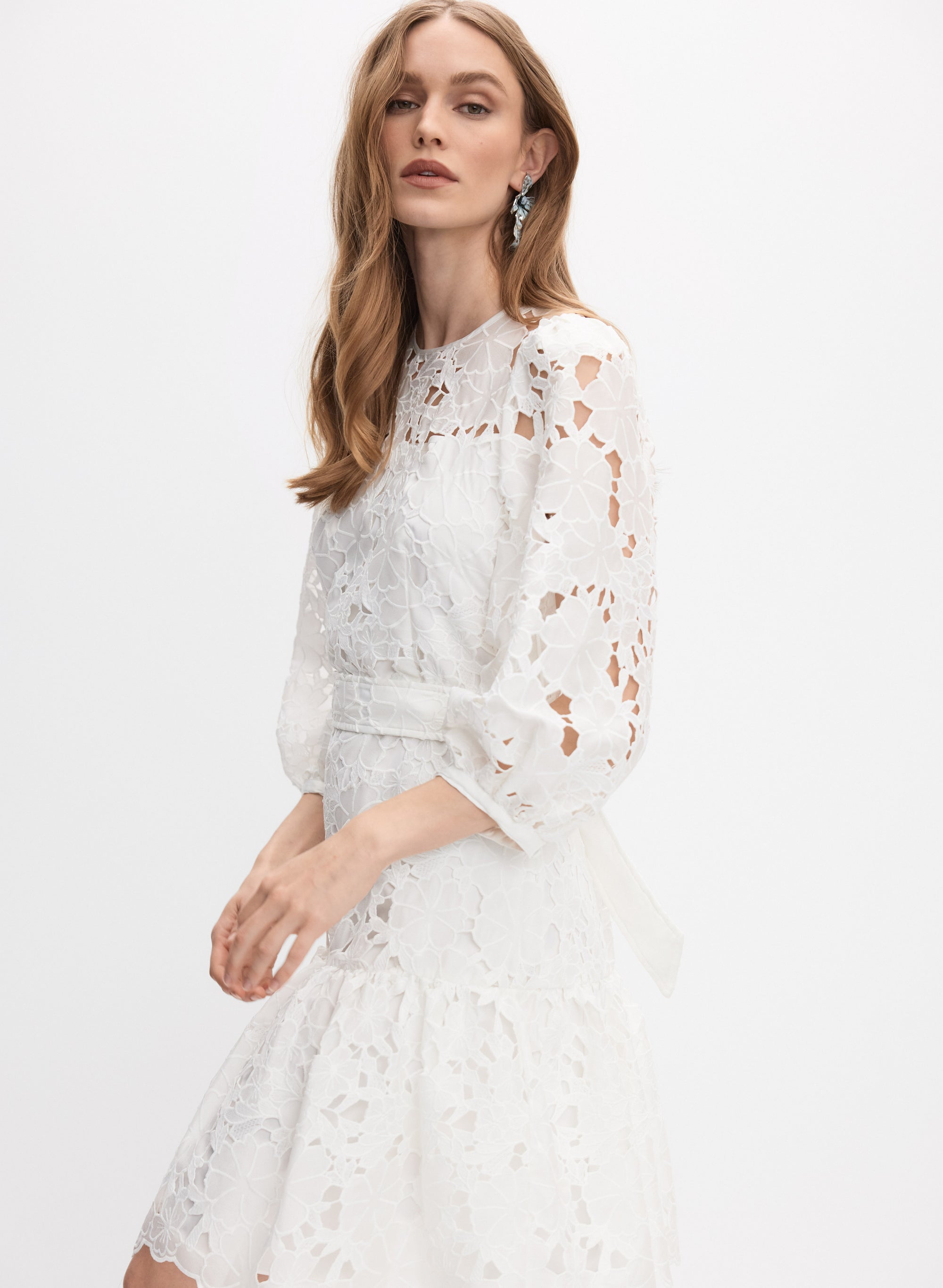 Guipure Lace Dress