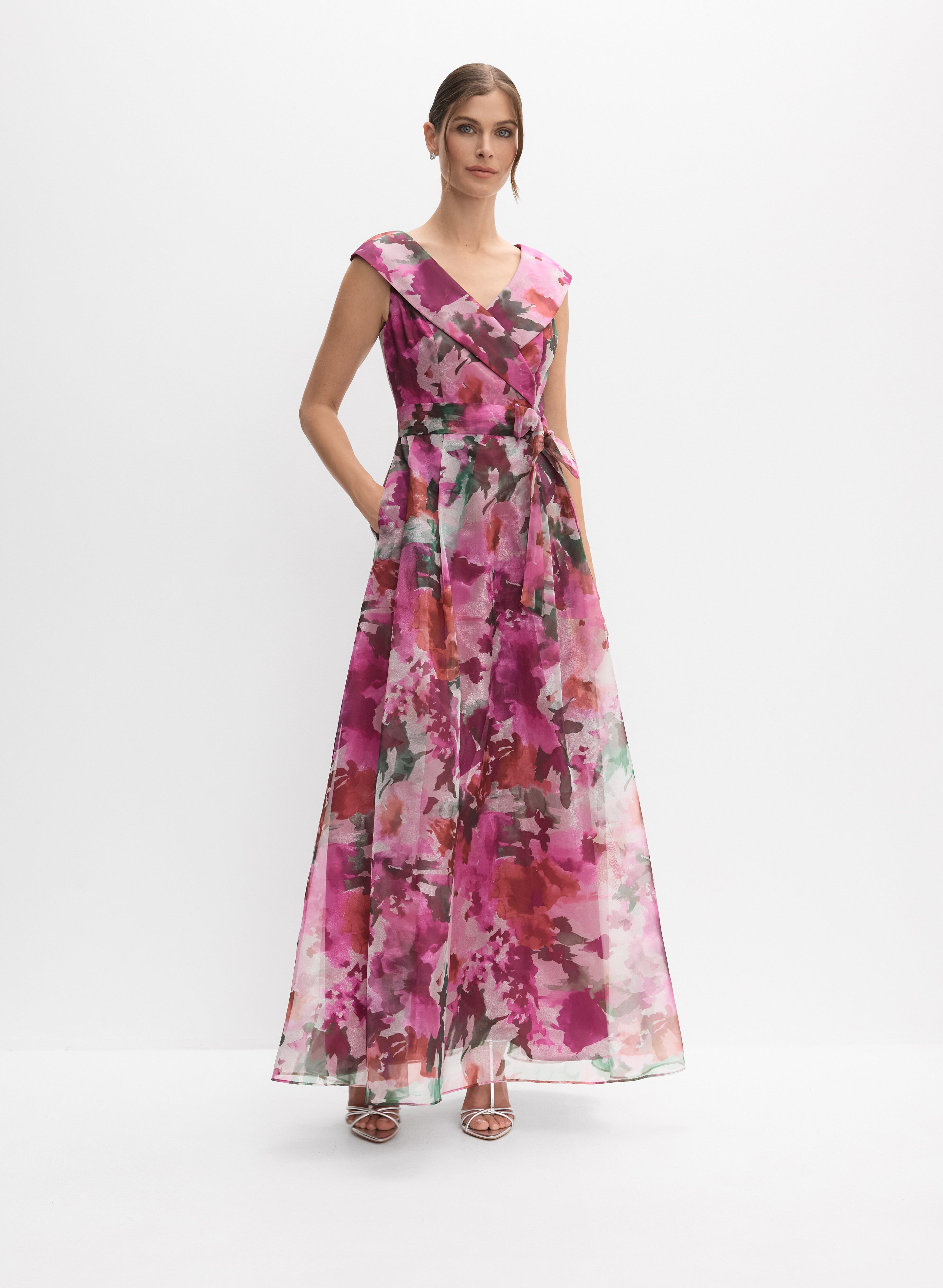 open lace back dress Alex Evenings