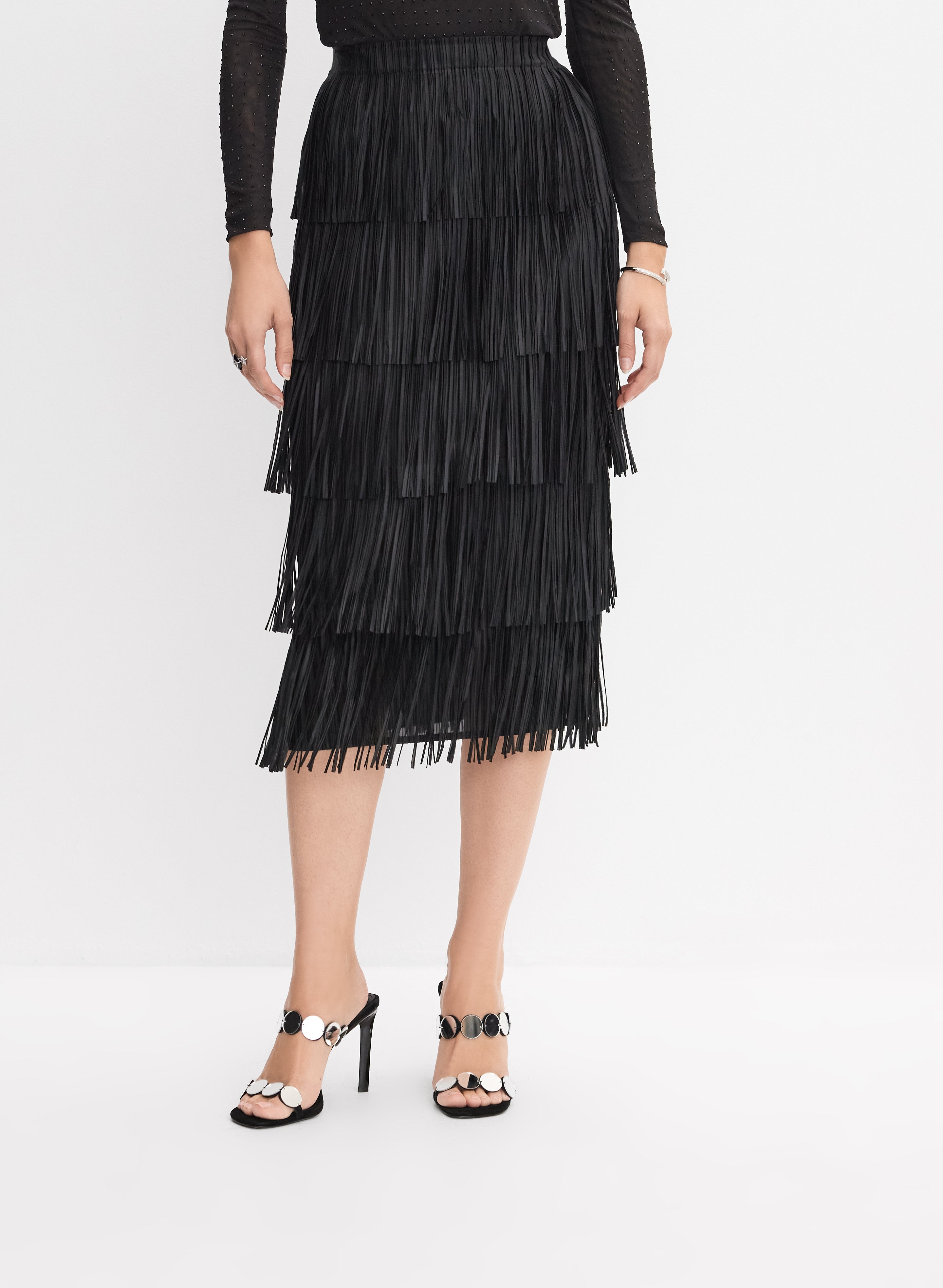babaco Cable Fringe Skirt 【公式通販】