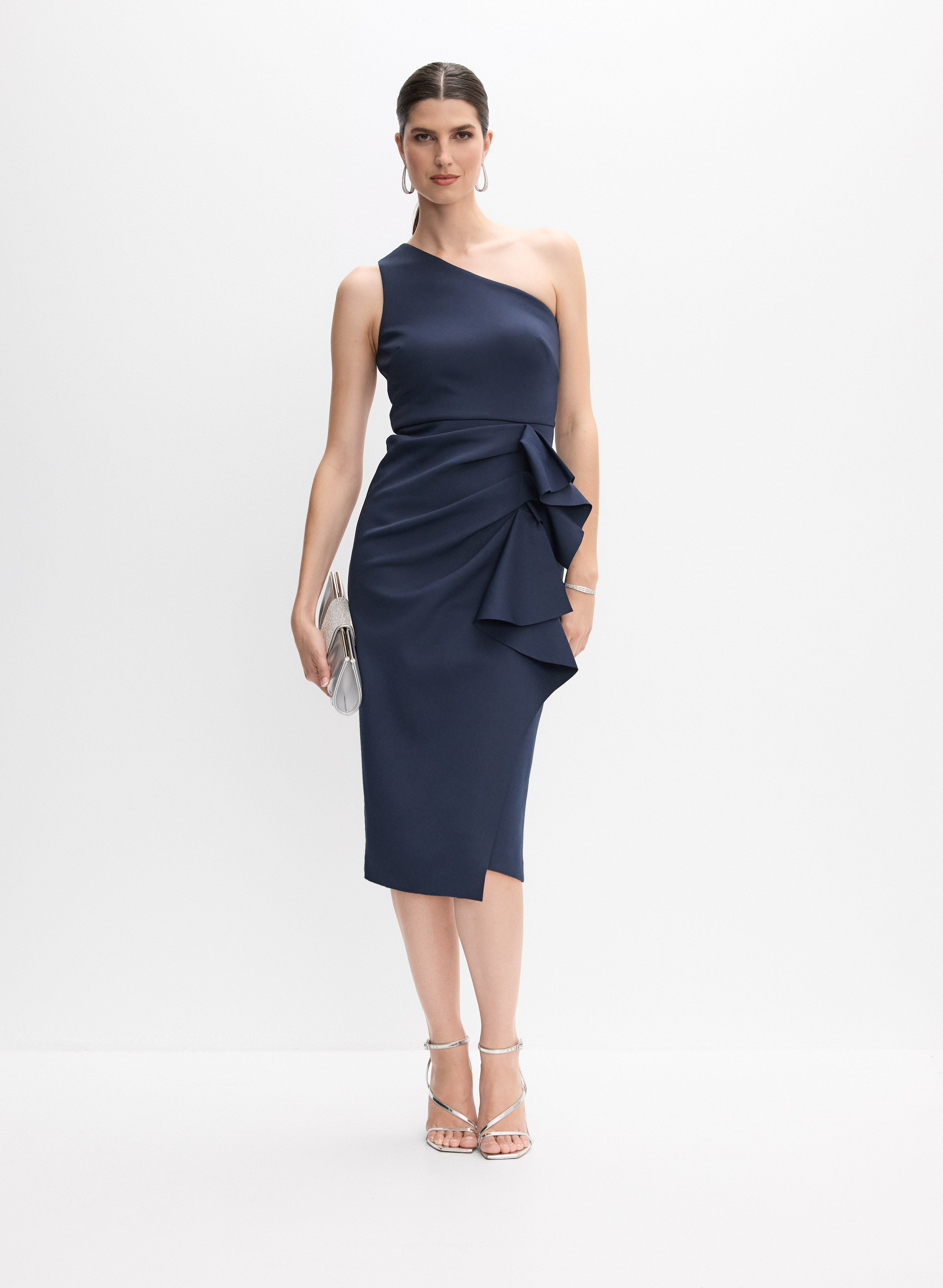 peacock blue cocktail dress Single-Shoulder Fitted Color:B WornOnTV: Sloan's yellow Mother's Whether you are dressing Durable leather shoes with wide toe box