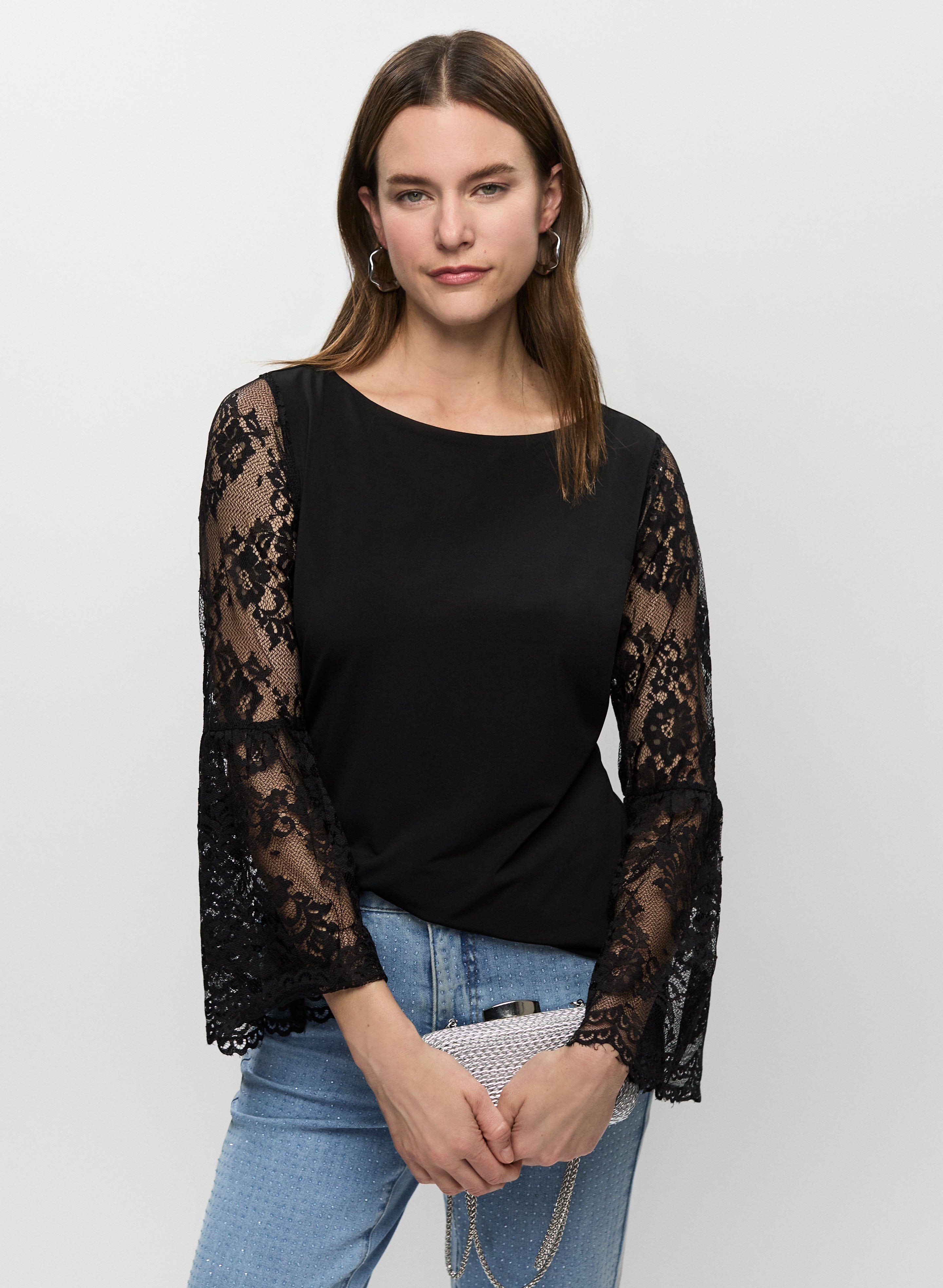 L’Agence Melanie outlet top black XS