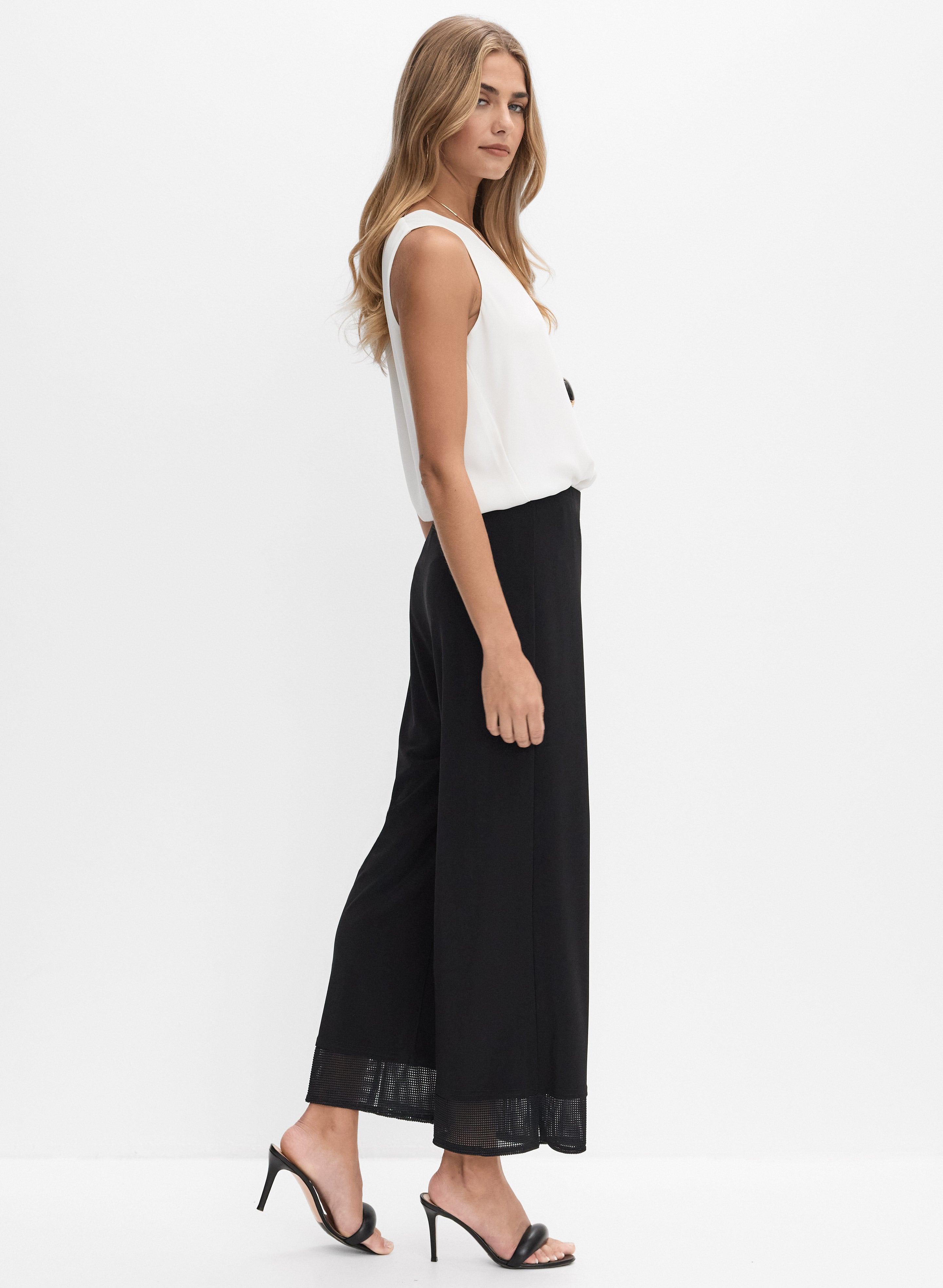 Joseph Ribkoff - Cropped Wide-Leg Pants