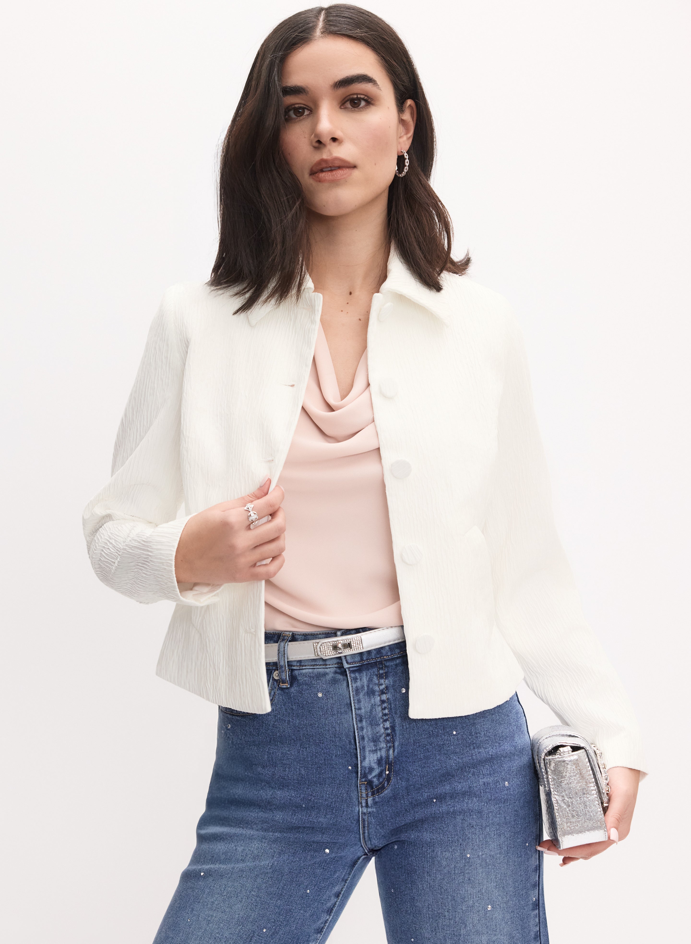 melt the lady cropped line jacket 1 melt the lady leather like