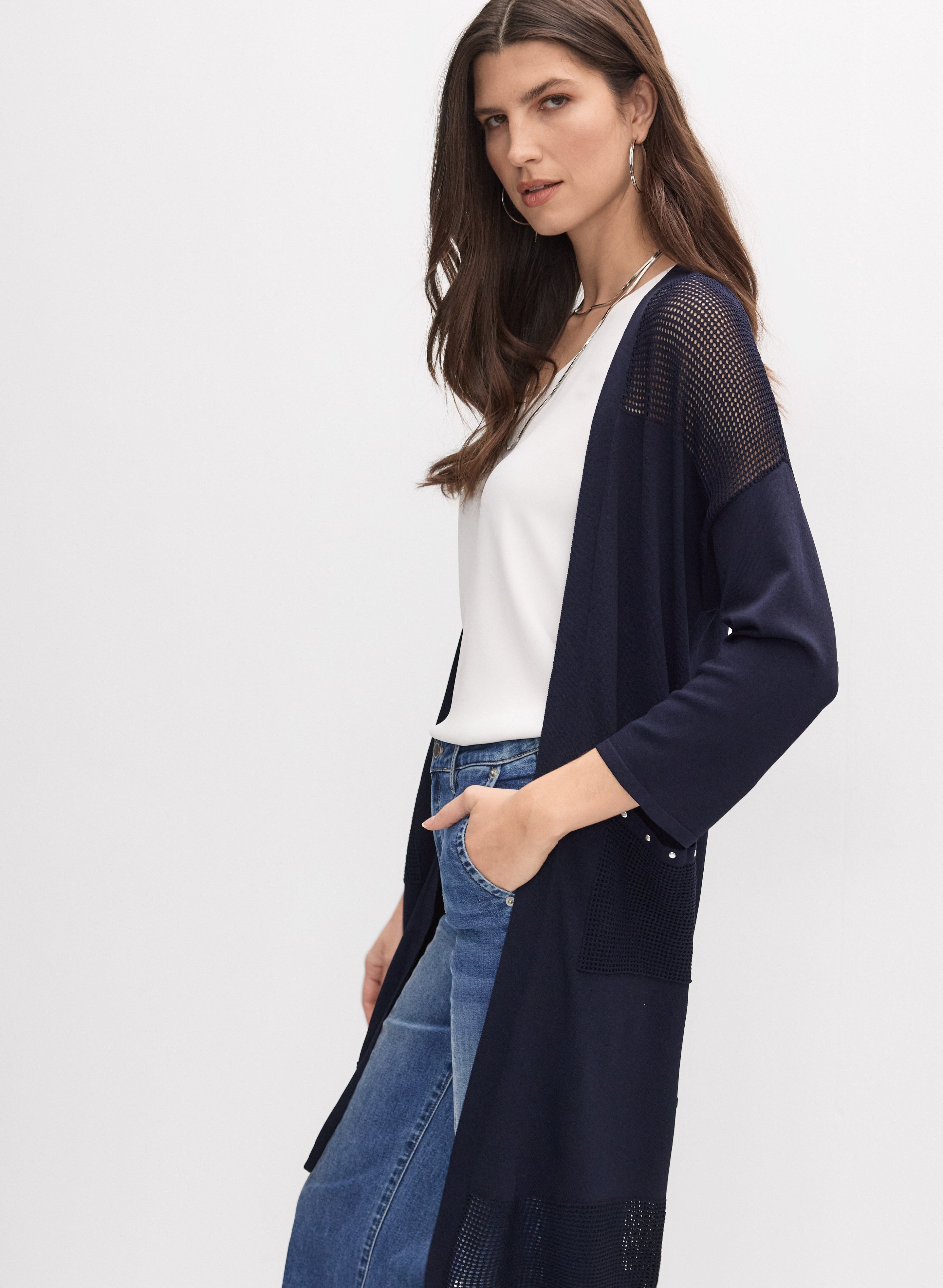 Joseph Ribkoff - Open Long Cardigan