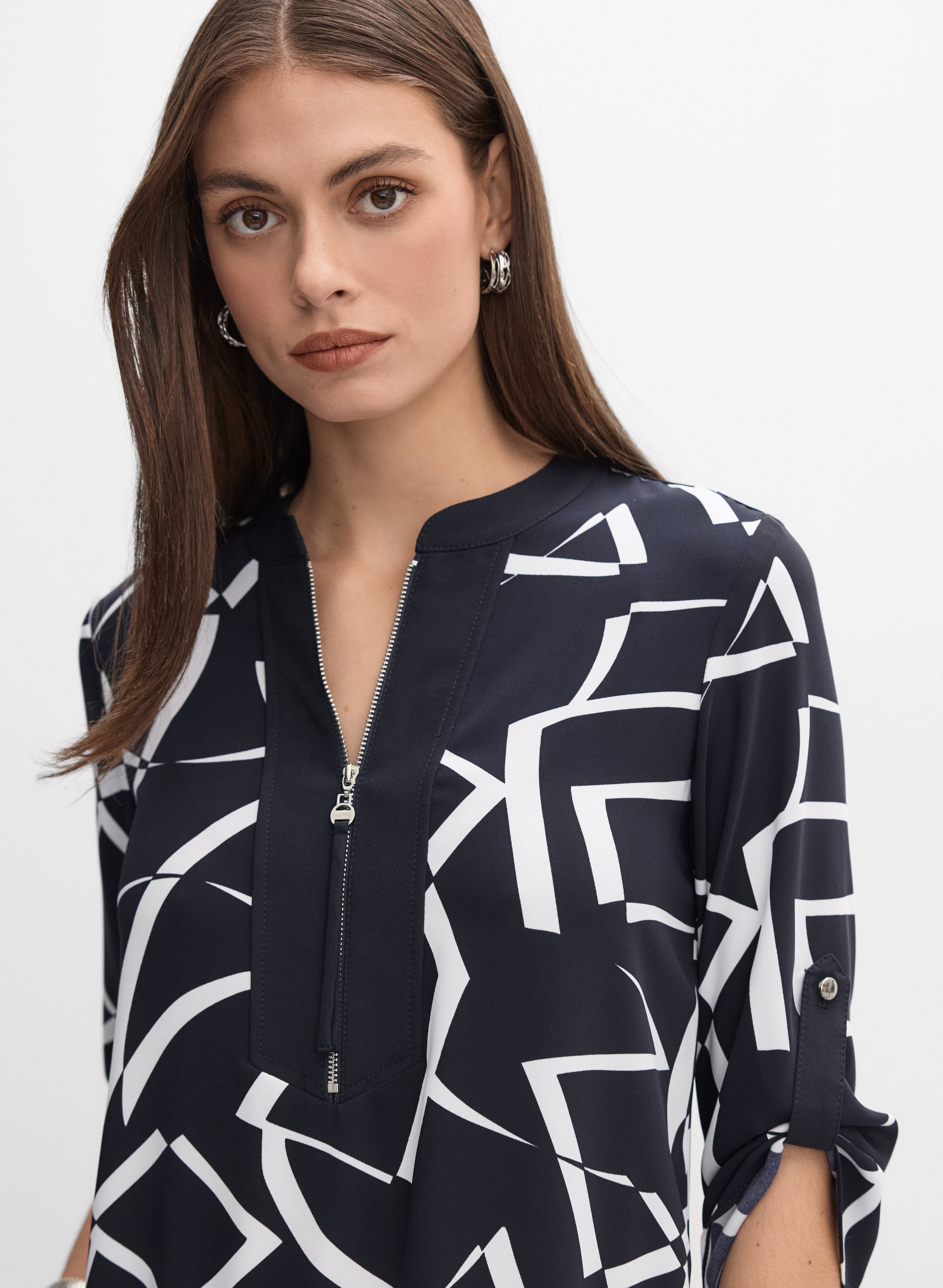 Joseph Ribkoff - Geometric Print Dress