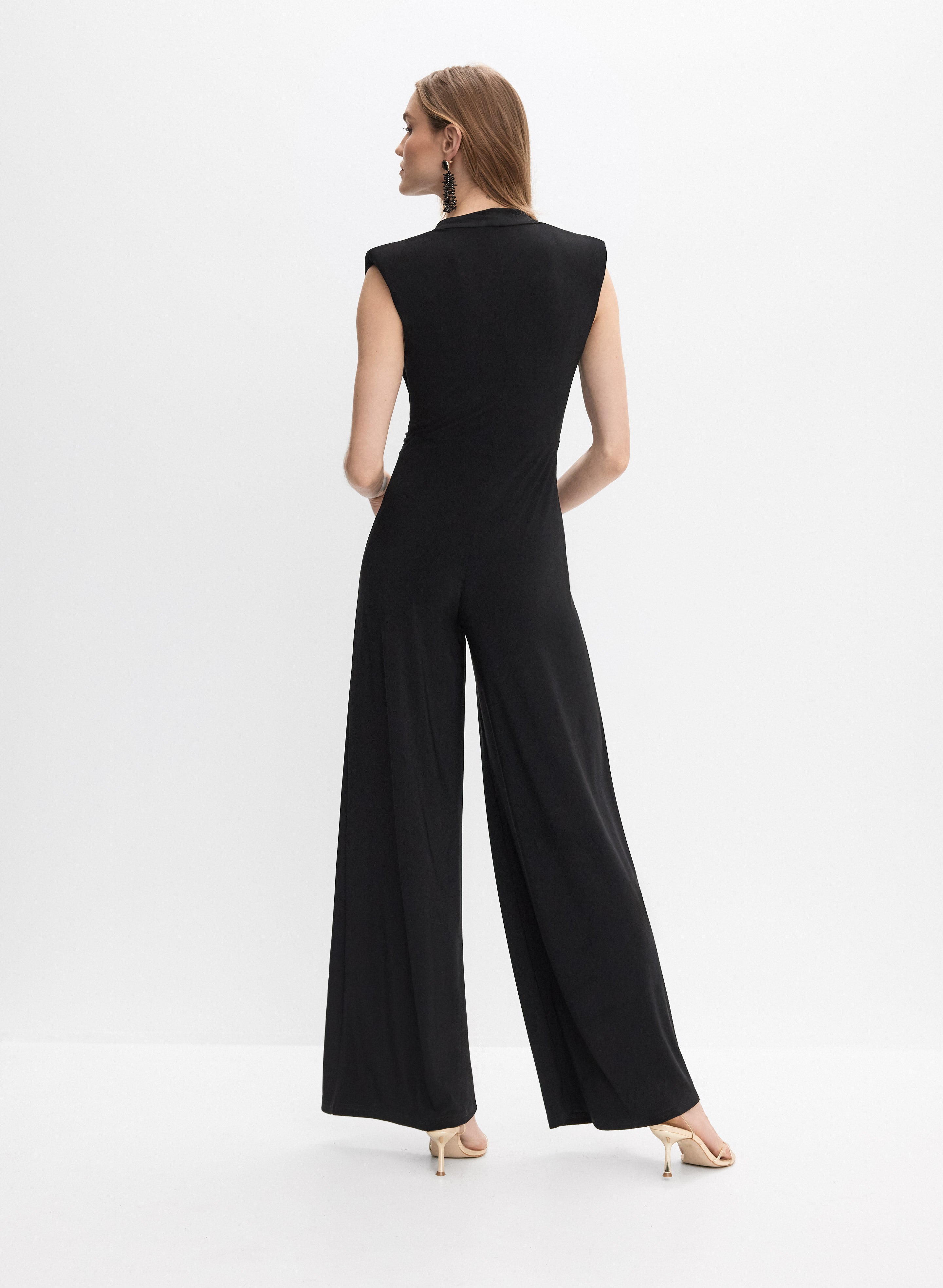 Joseph Ribkoff - Seashell Hardware Culotte Jumpsuit