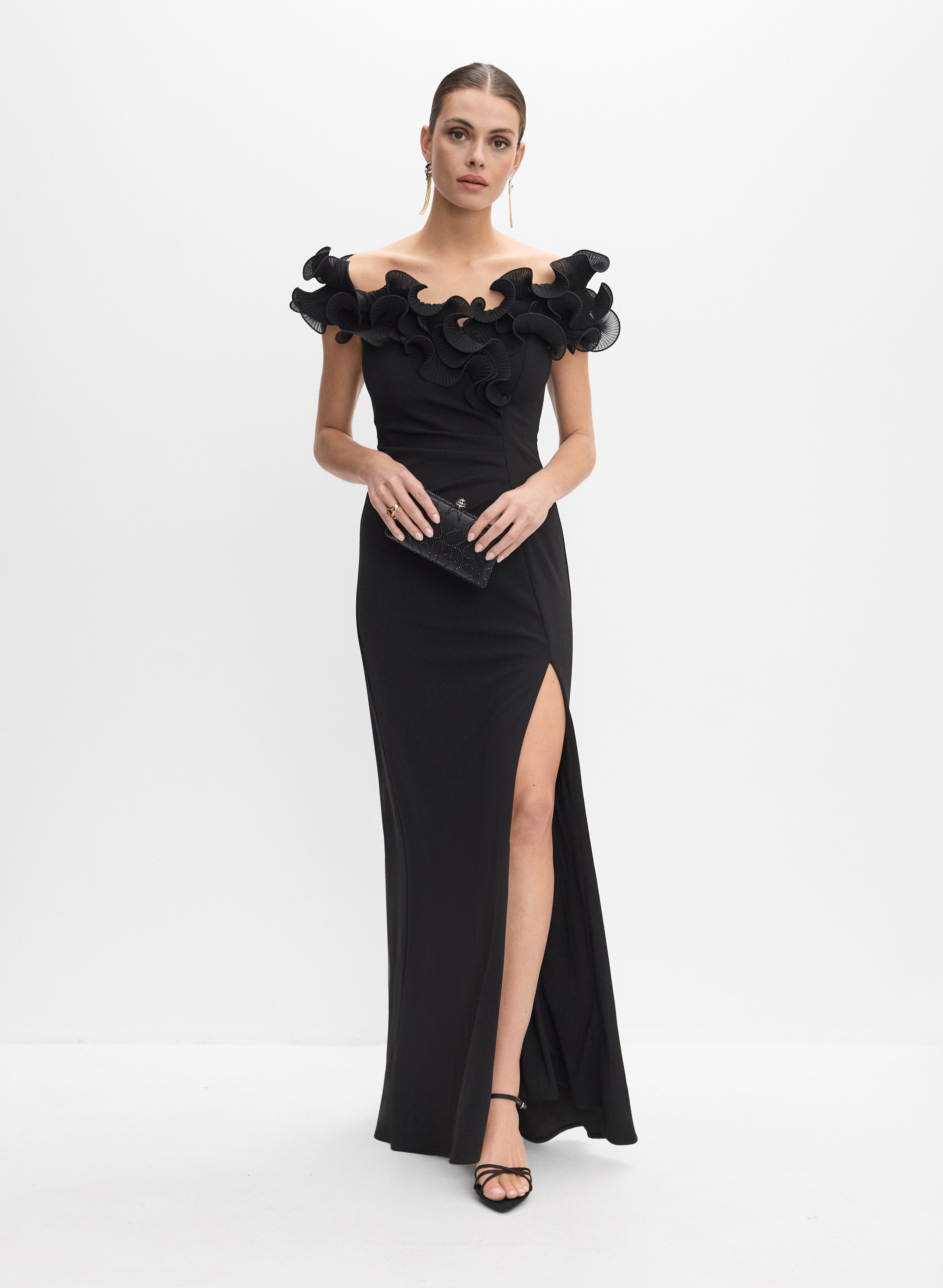 ba nites off the shoulder dress BA Nites